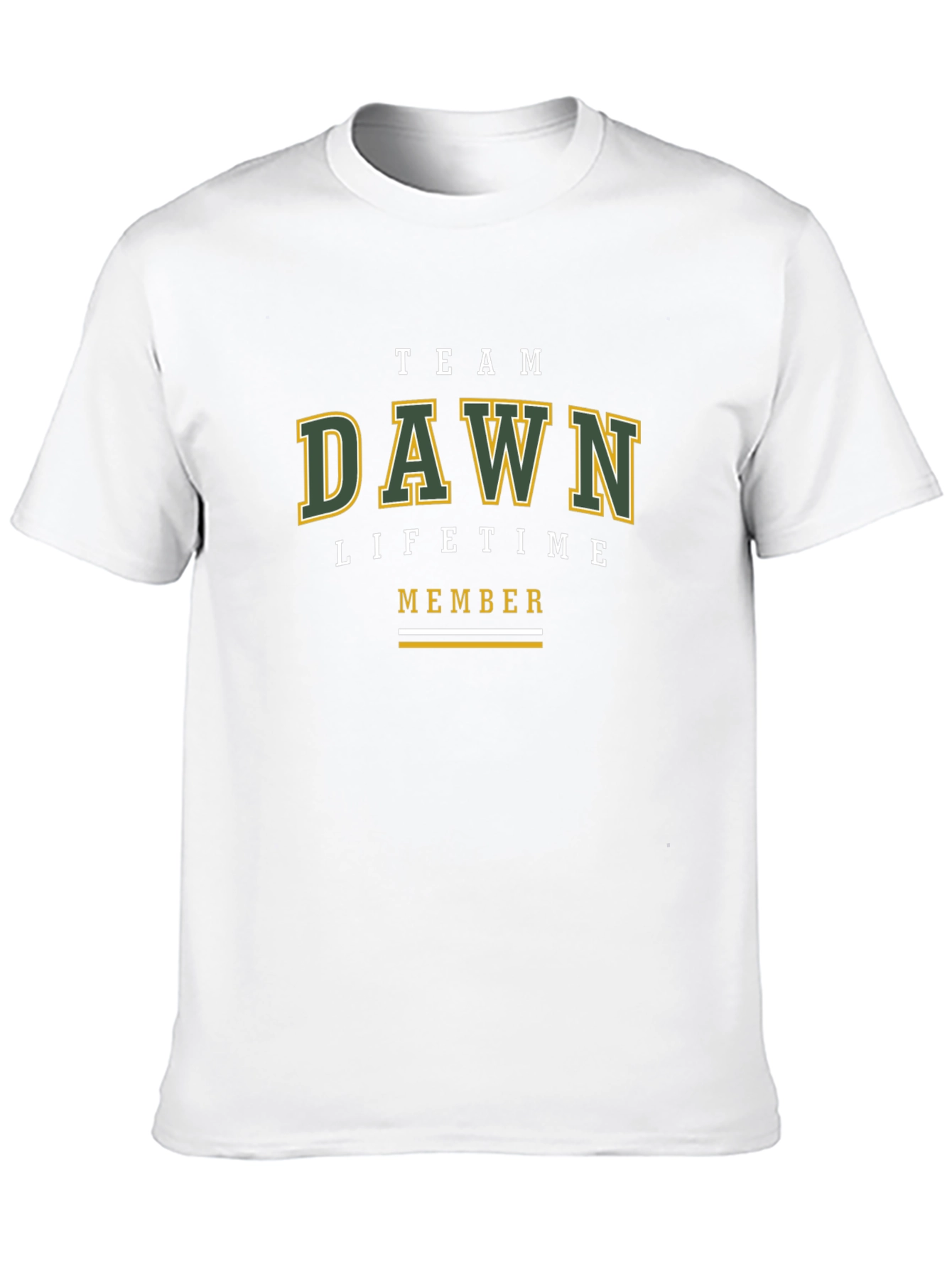 Team Dawn Lifetime Member Black Graphic T-Shirt