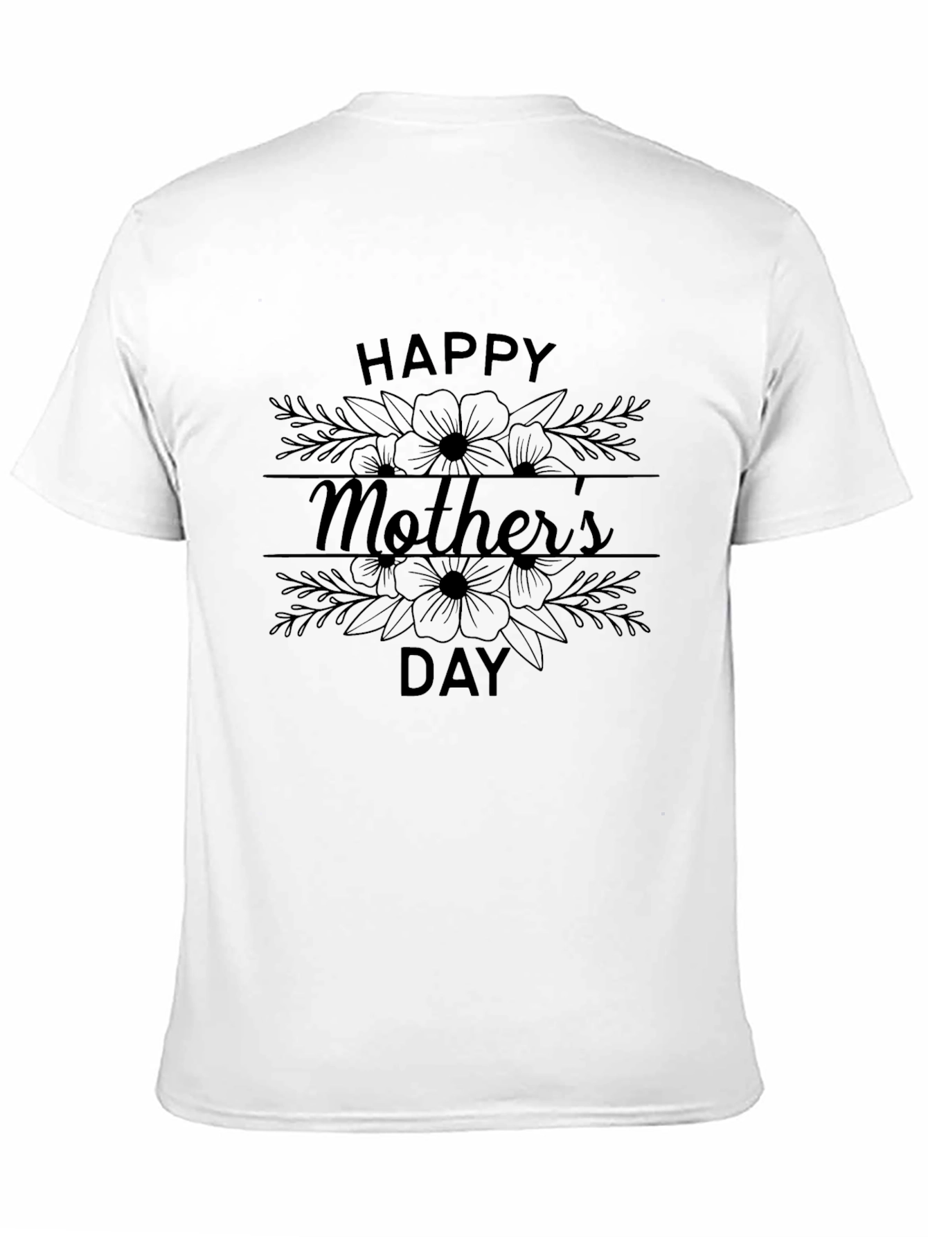 Happy Mothers Day Floral T-Shirt
