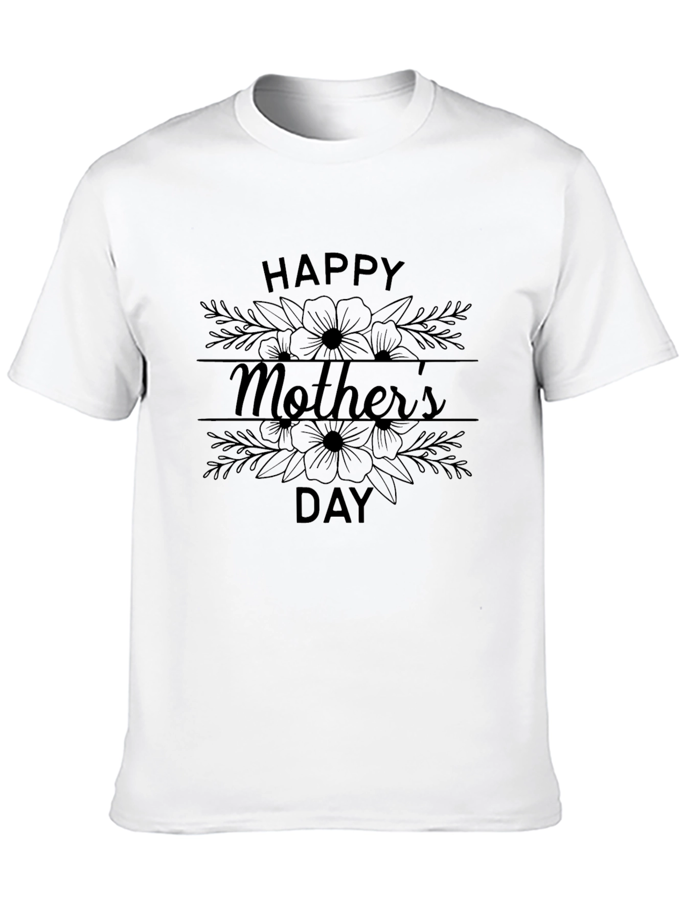 Happy Mothers Day Floral T-Shirt