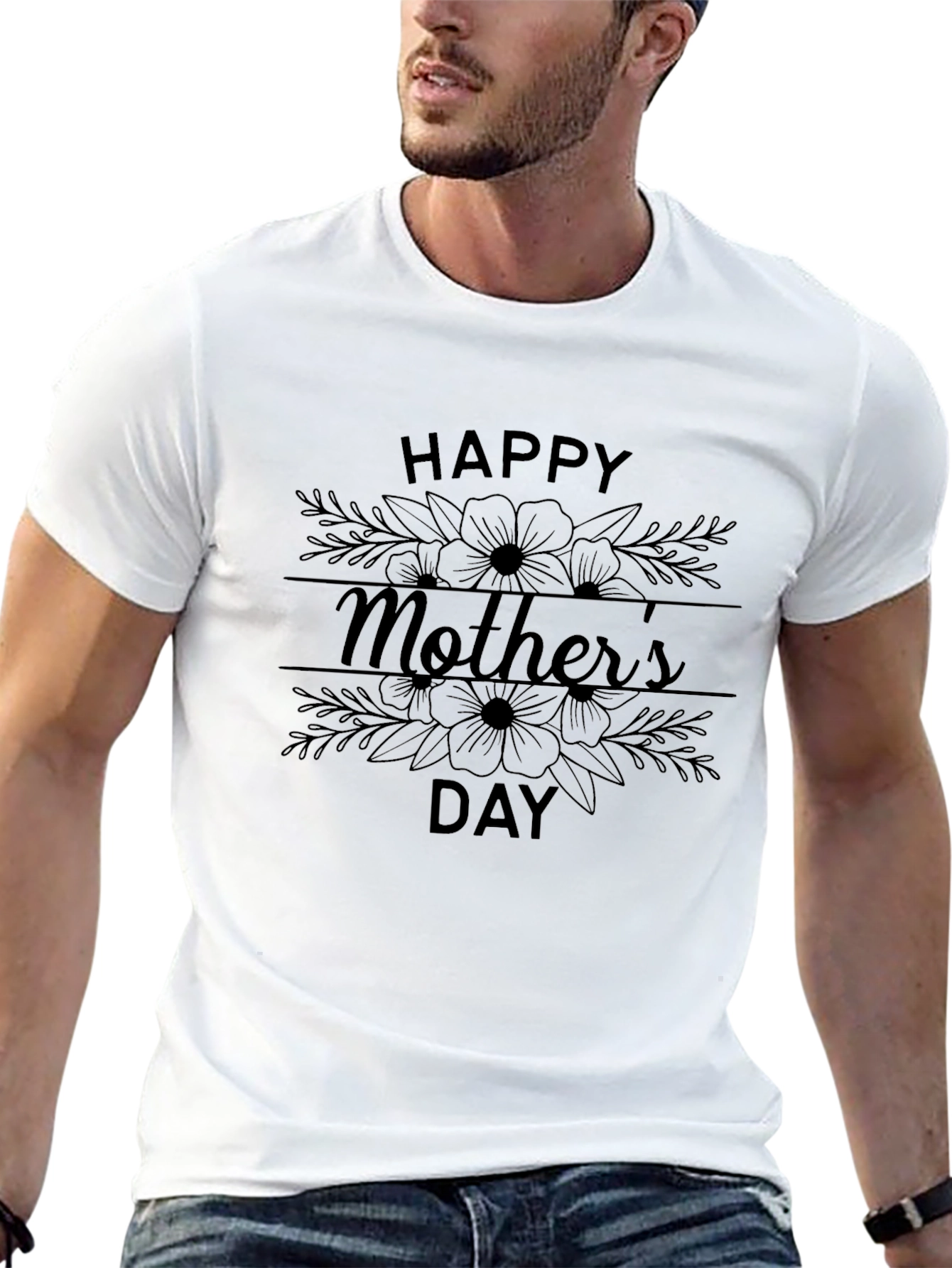 Happy Mothers Day Floral T-Shirt