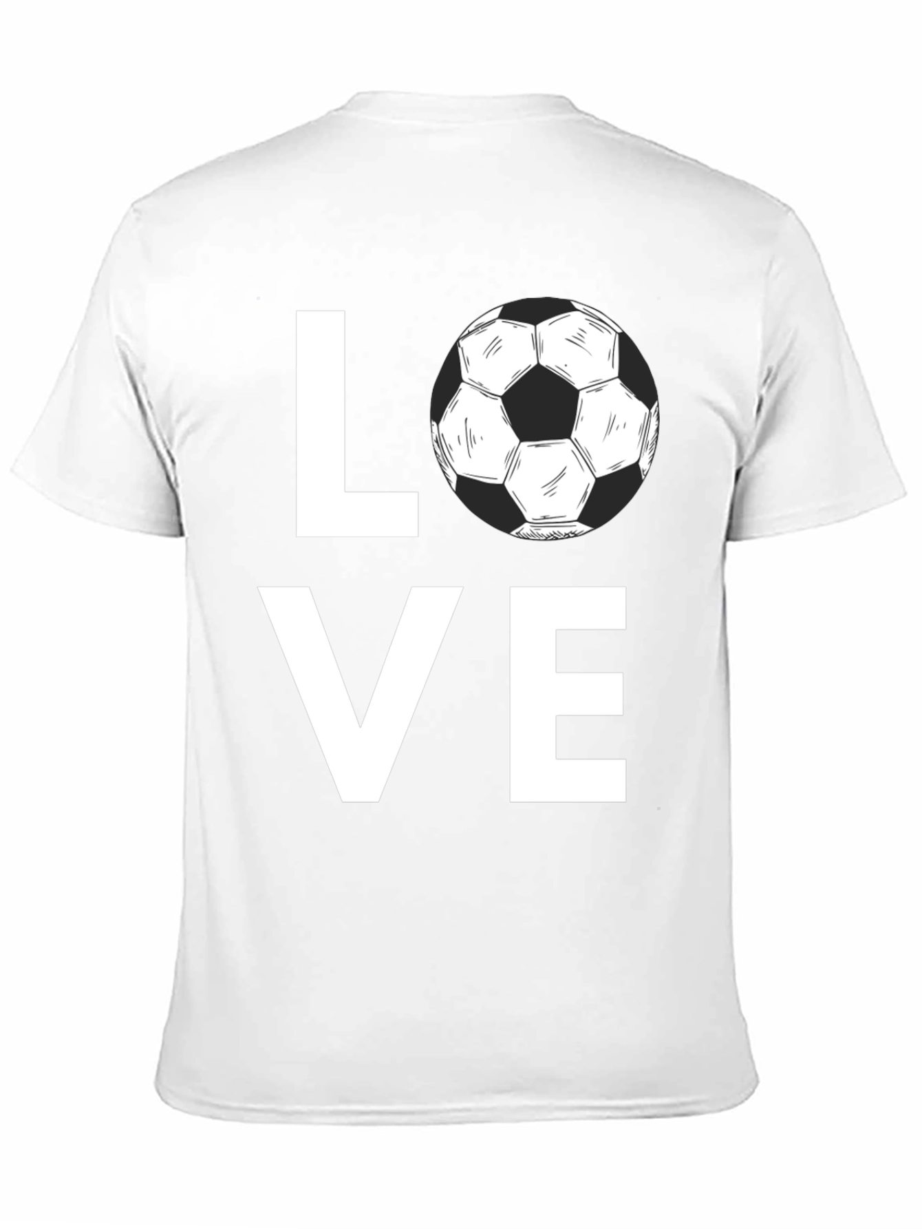 Love Soccer Graphic Tee - Black