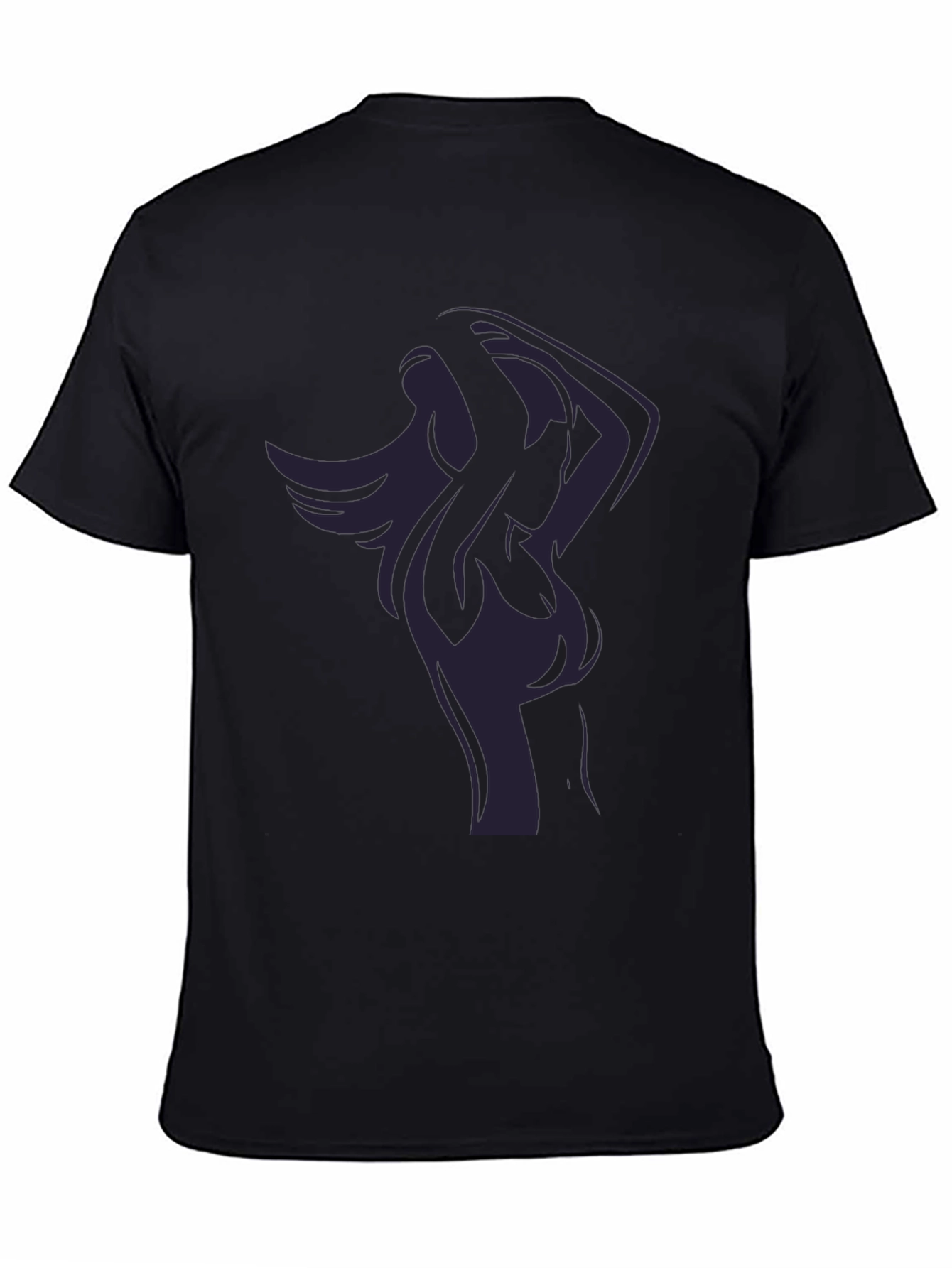 Silhouette Graphic Black T-Shirt