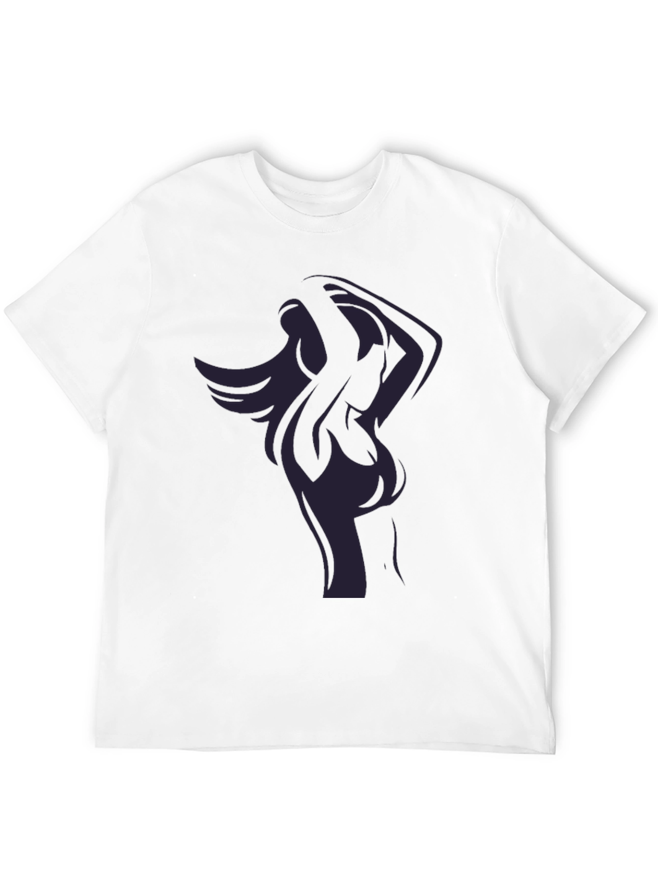 Silhouette Graphic Black T-Shirt