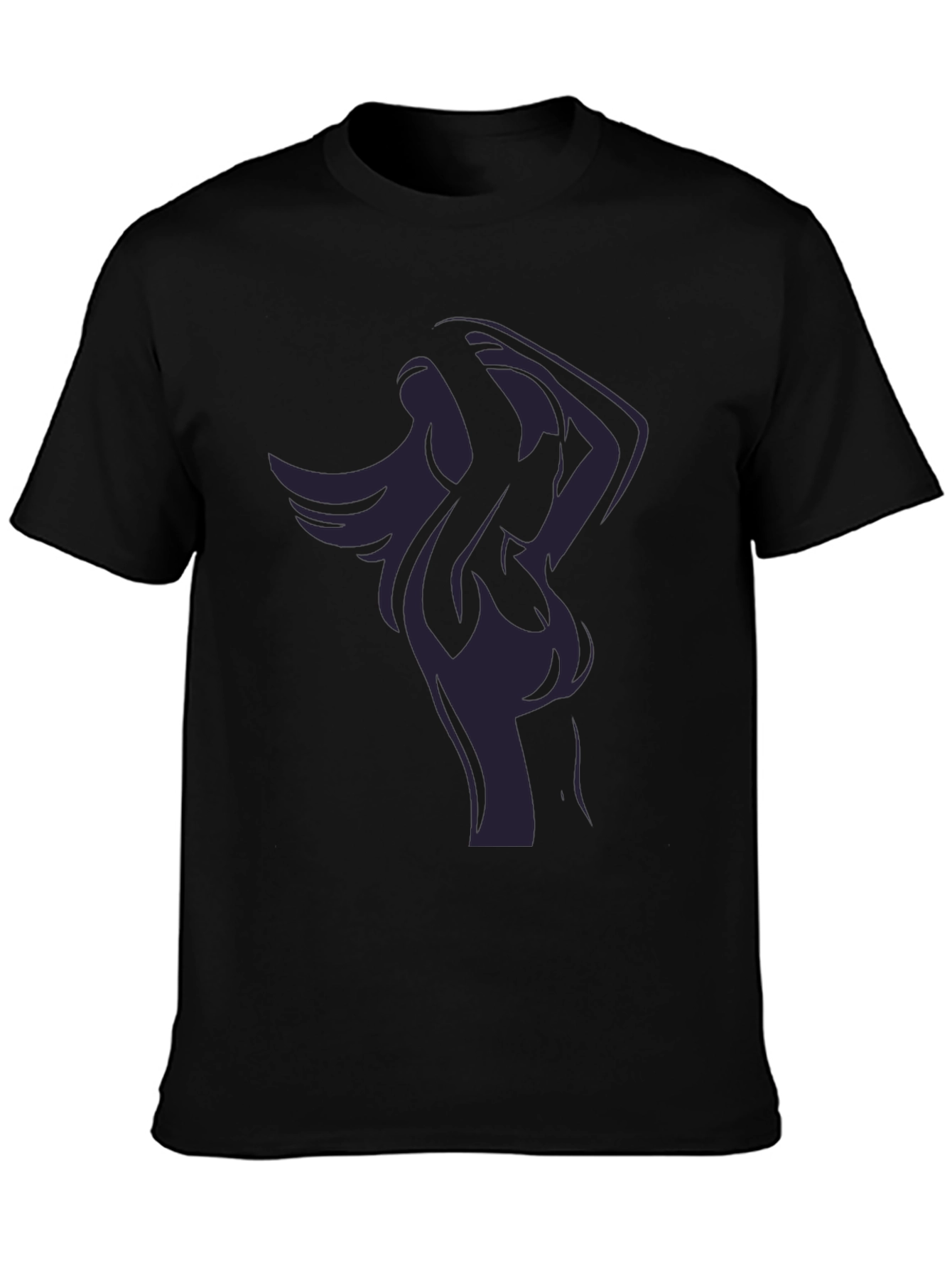 Silhouette Graphic Black T-Shirt