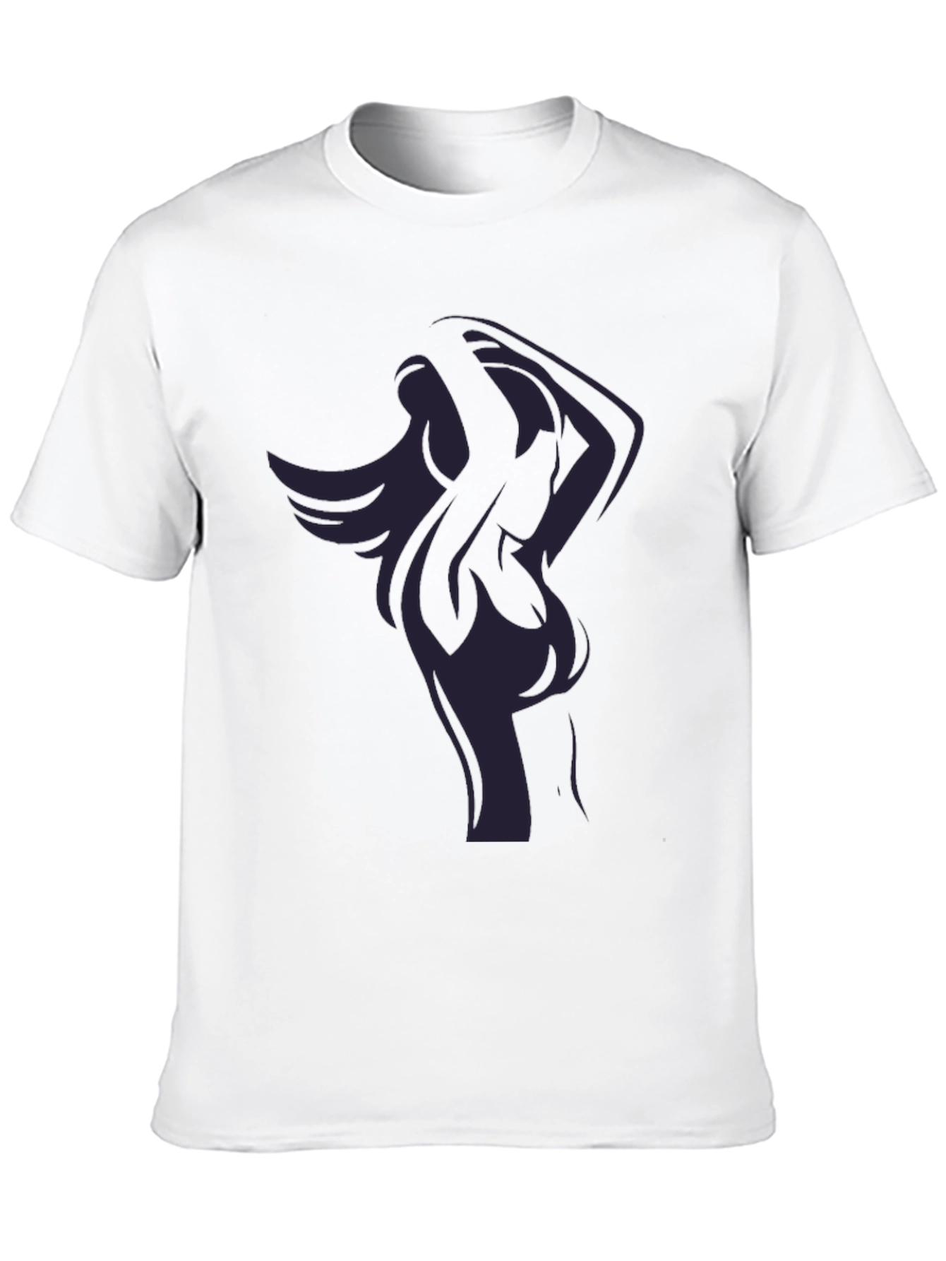 Silhouette Graphic Black T-Shirt