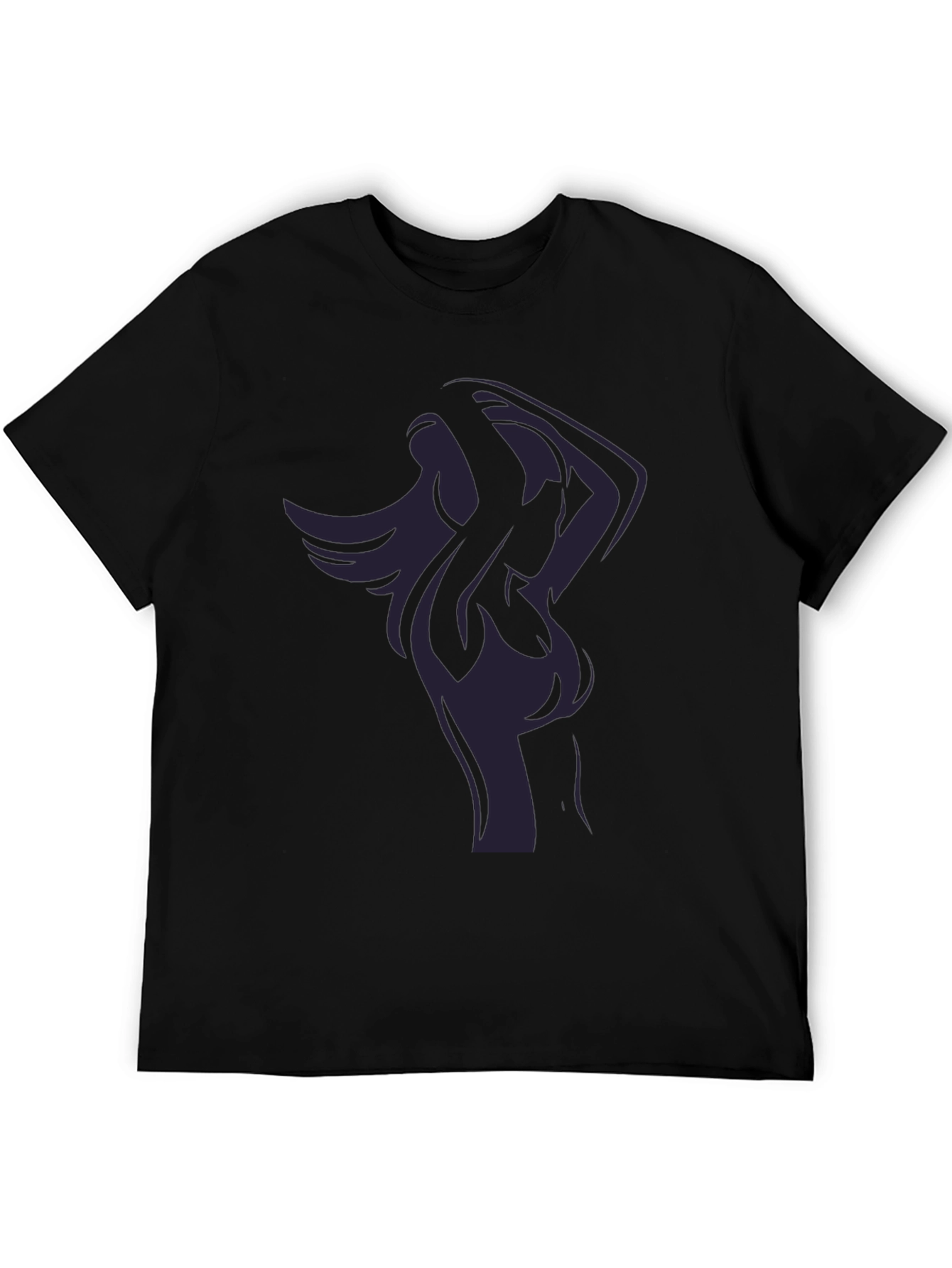 Silhouette Graphic Black T-Shirt