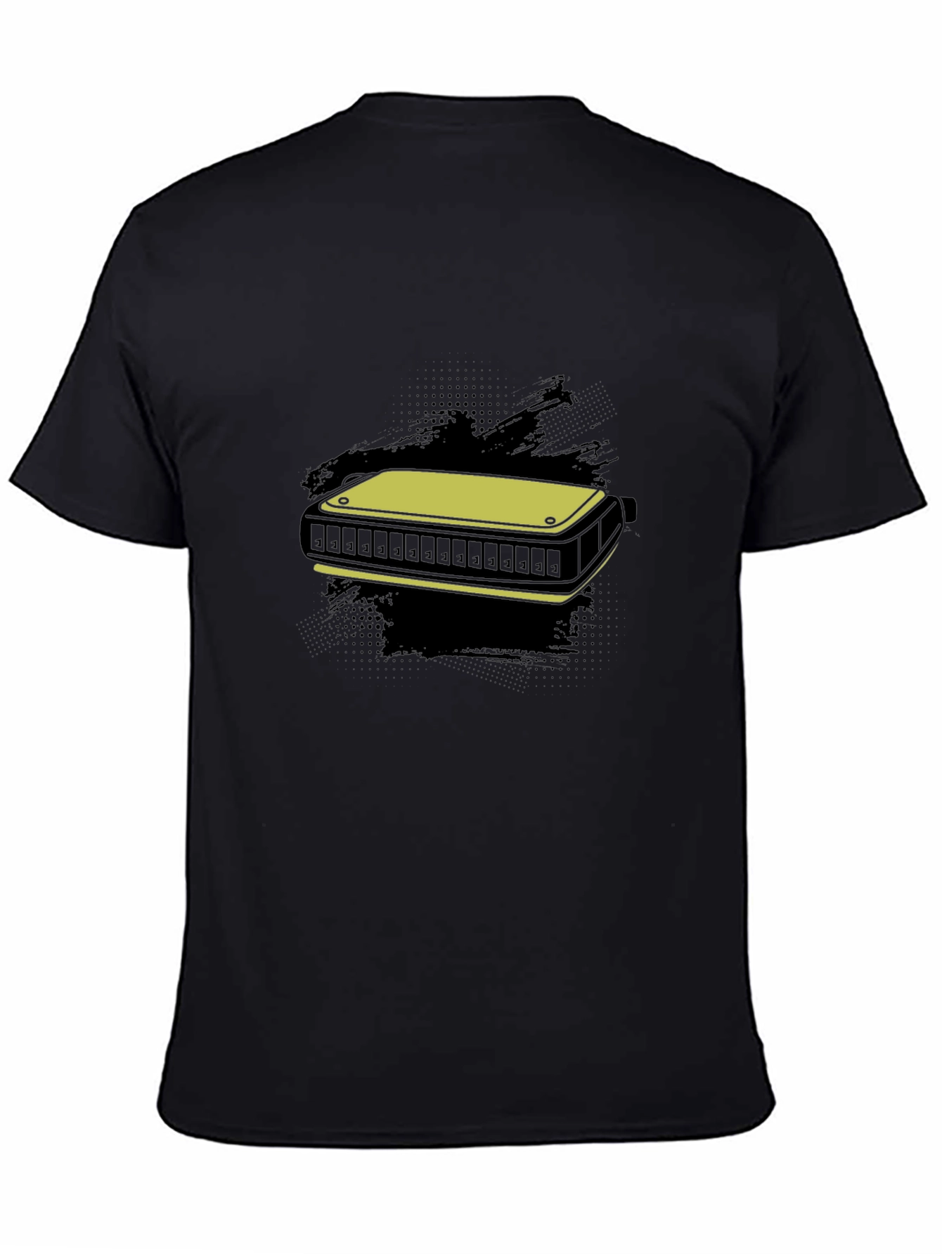 Harmonica Graphic T-Shirt - Music Lover Tee