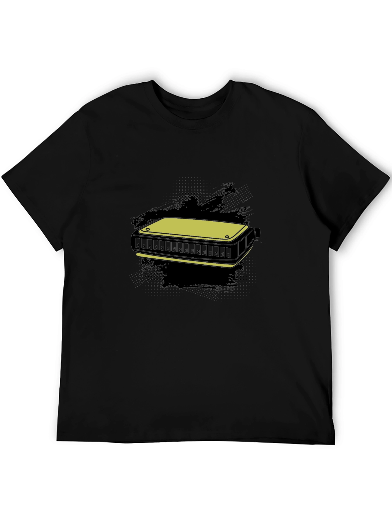 Harmonica Graphic T-Shirt - Music Lover Tee