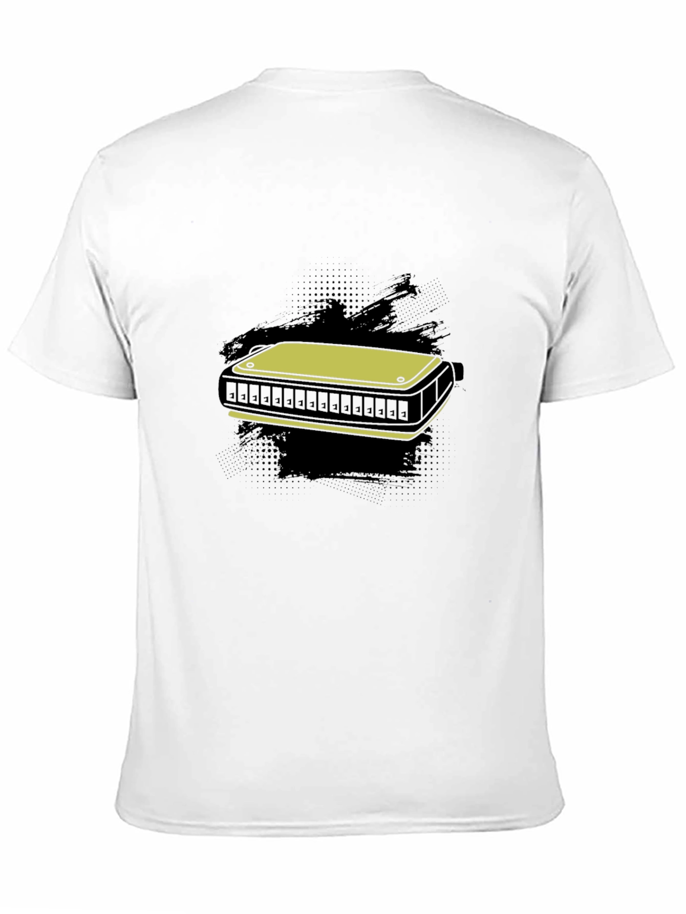 Harmonica Graphic T-Shirt - Music Lover Tee