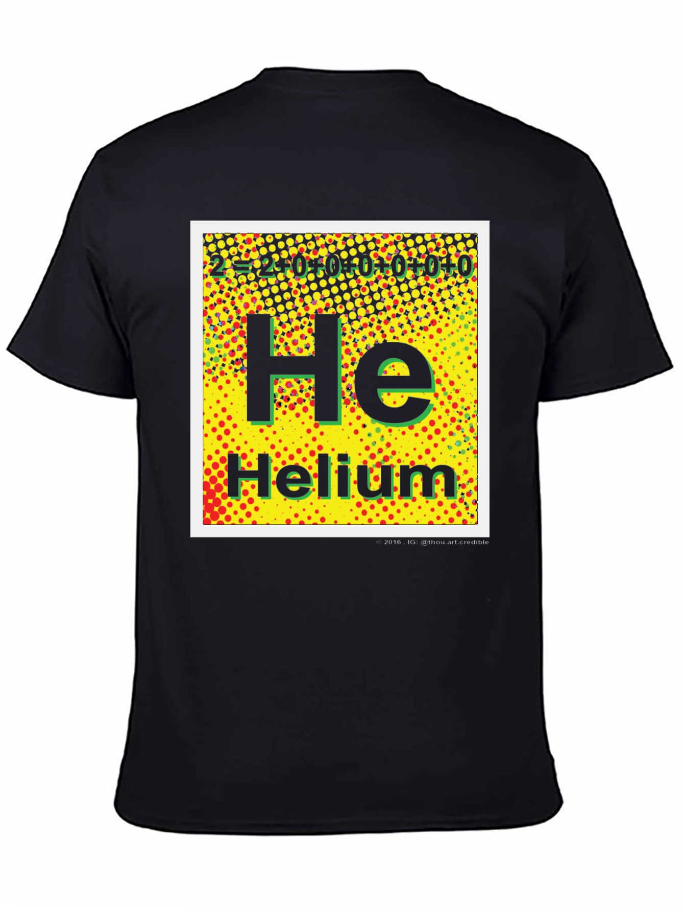 Helium Element Graphic Tee - Science T-Shirt