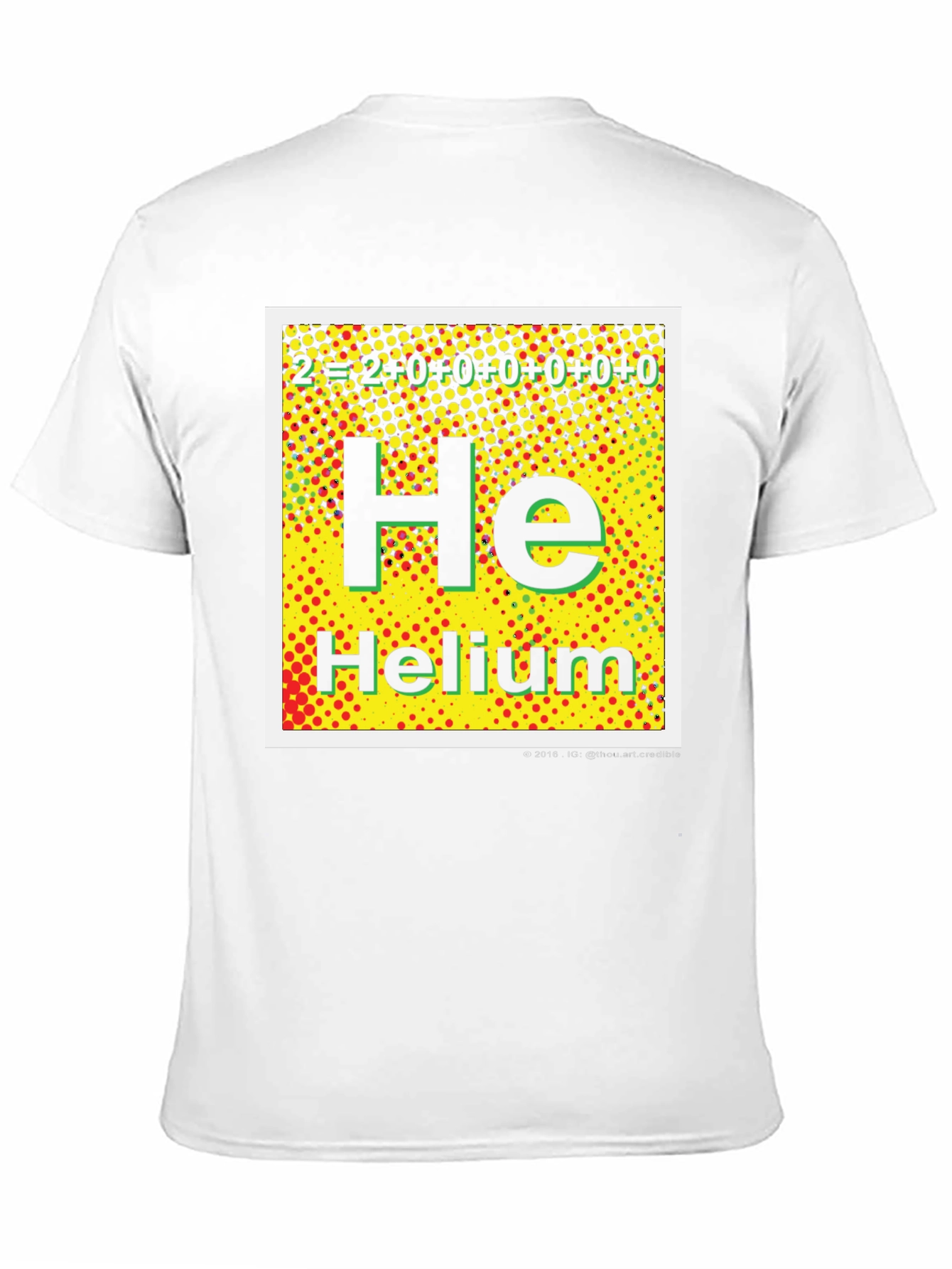 Helium Element Graphic Tee - Science T-Shirt
