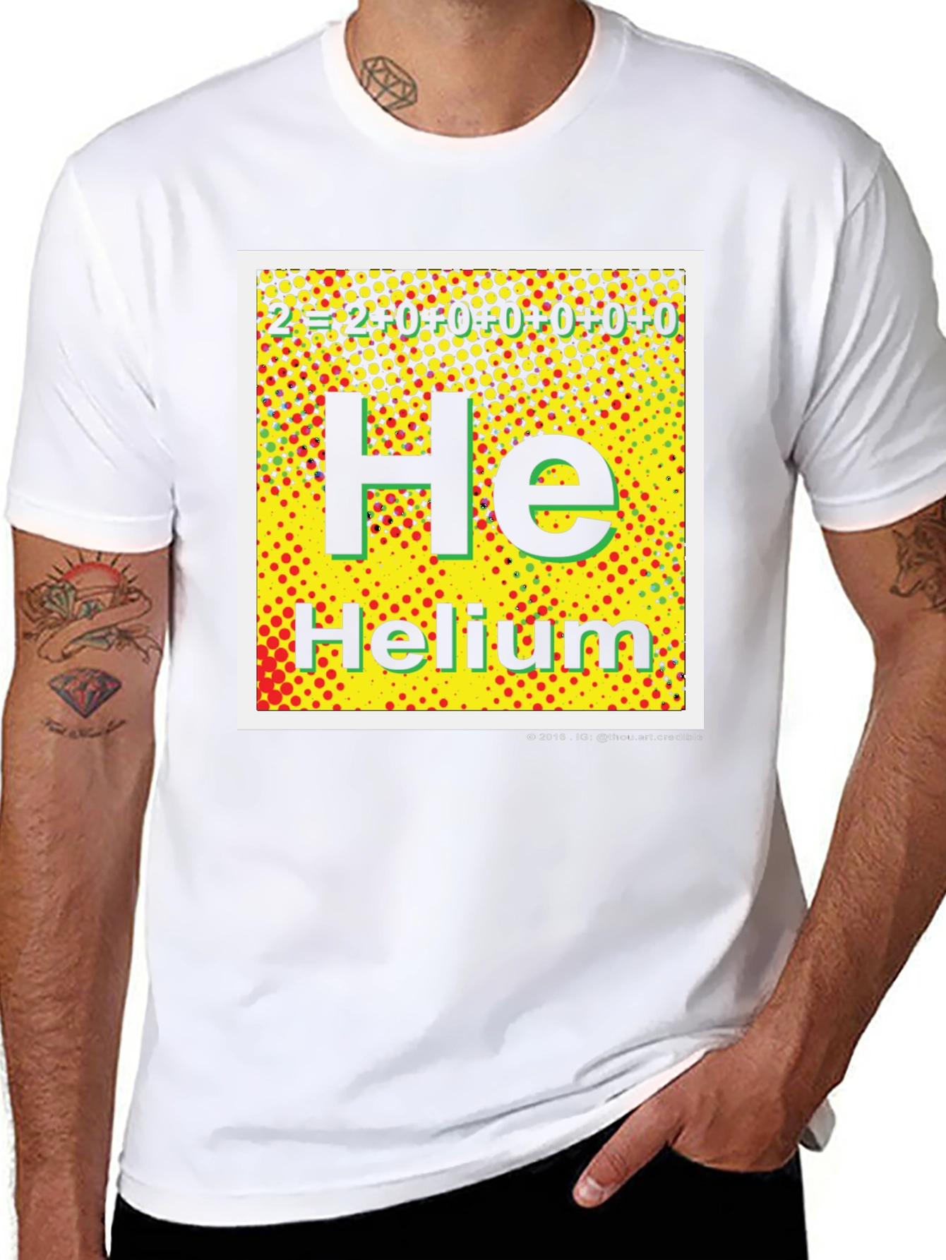 Helium Element Graphic Tee - Science T-Shirt