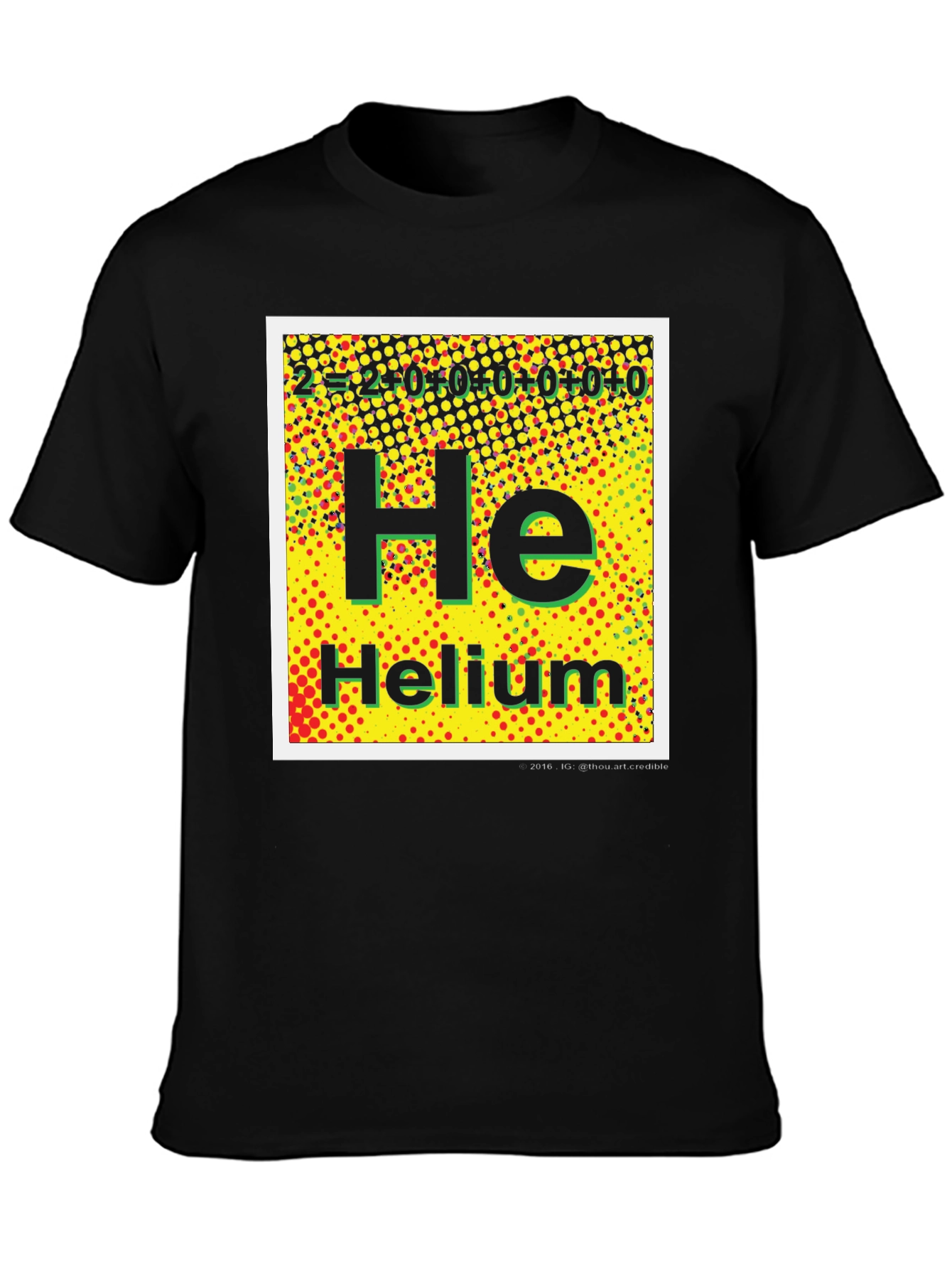 Helium Element Graphic Tee - Science T-Shirt