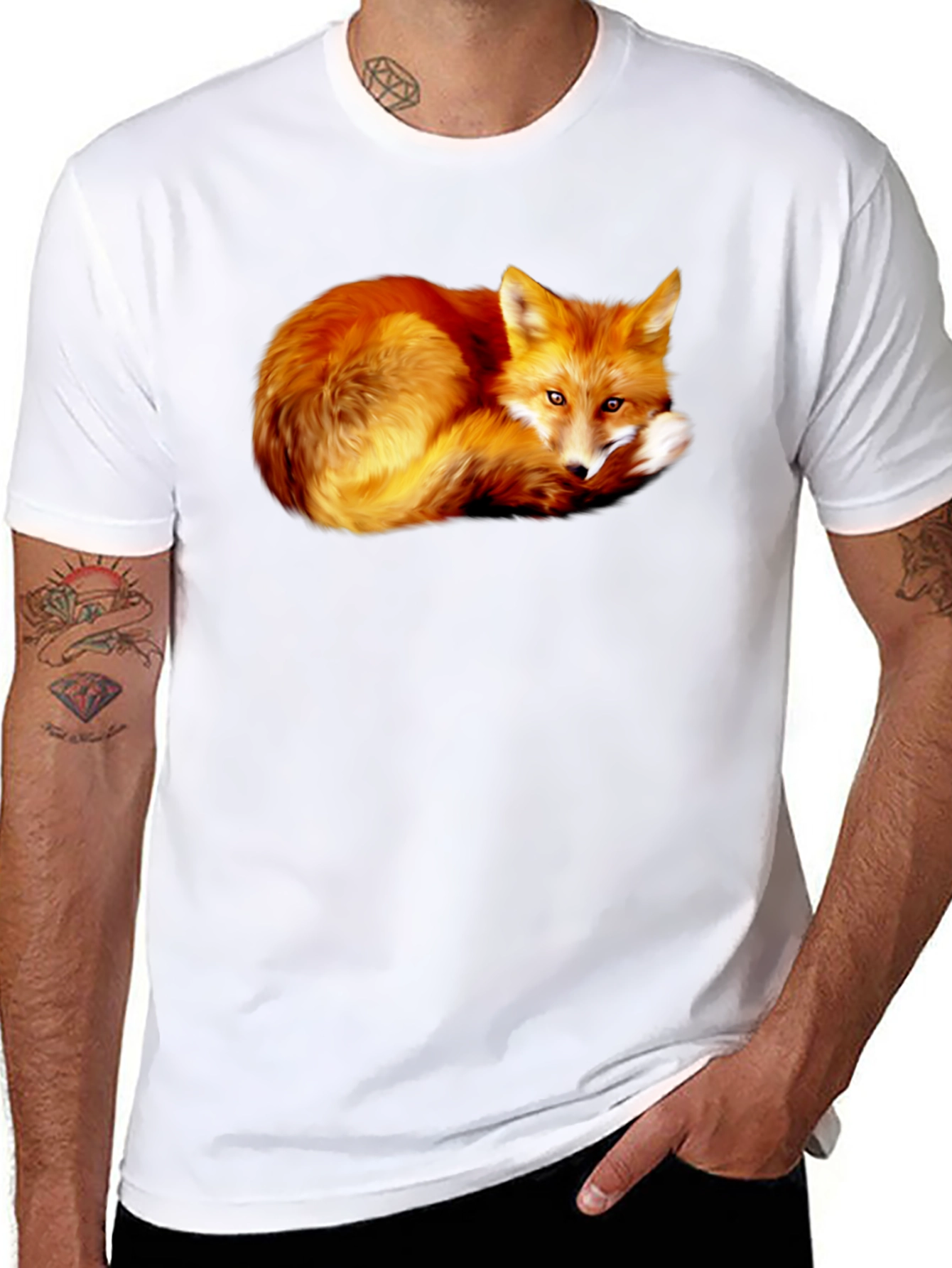 Fox Graphic Black T-Shirt
