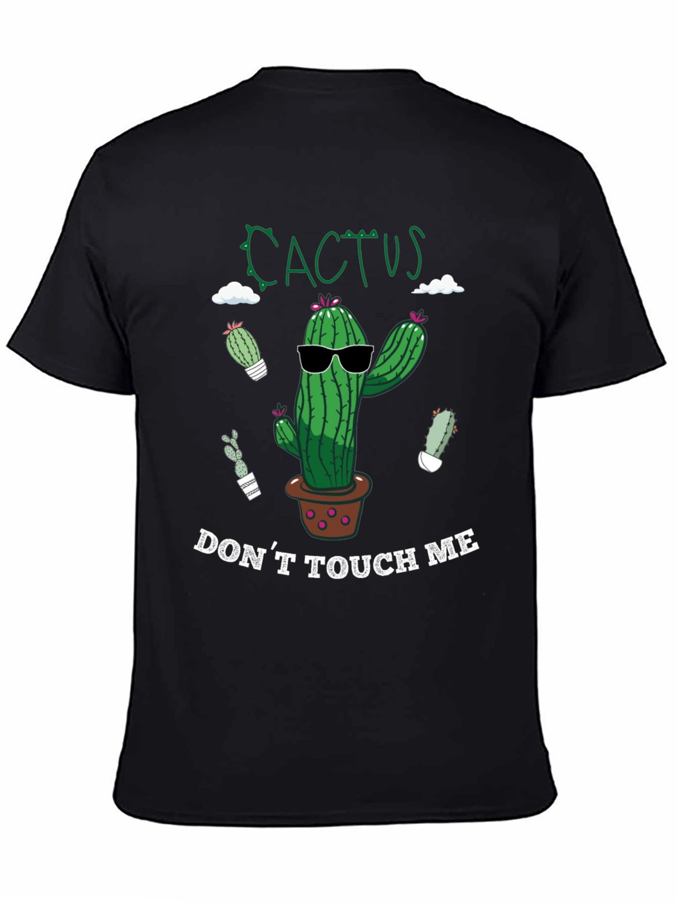 Cactus Dont Touch Me Graphic T-Shirt
