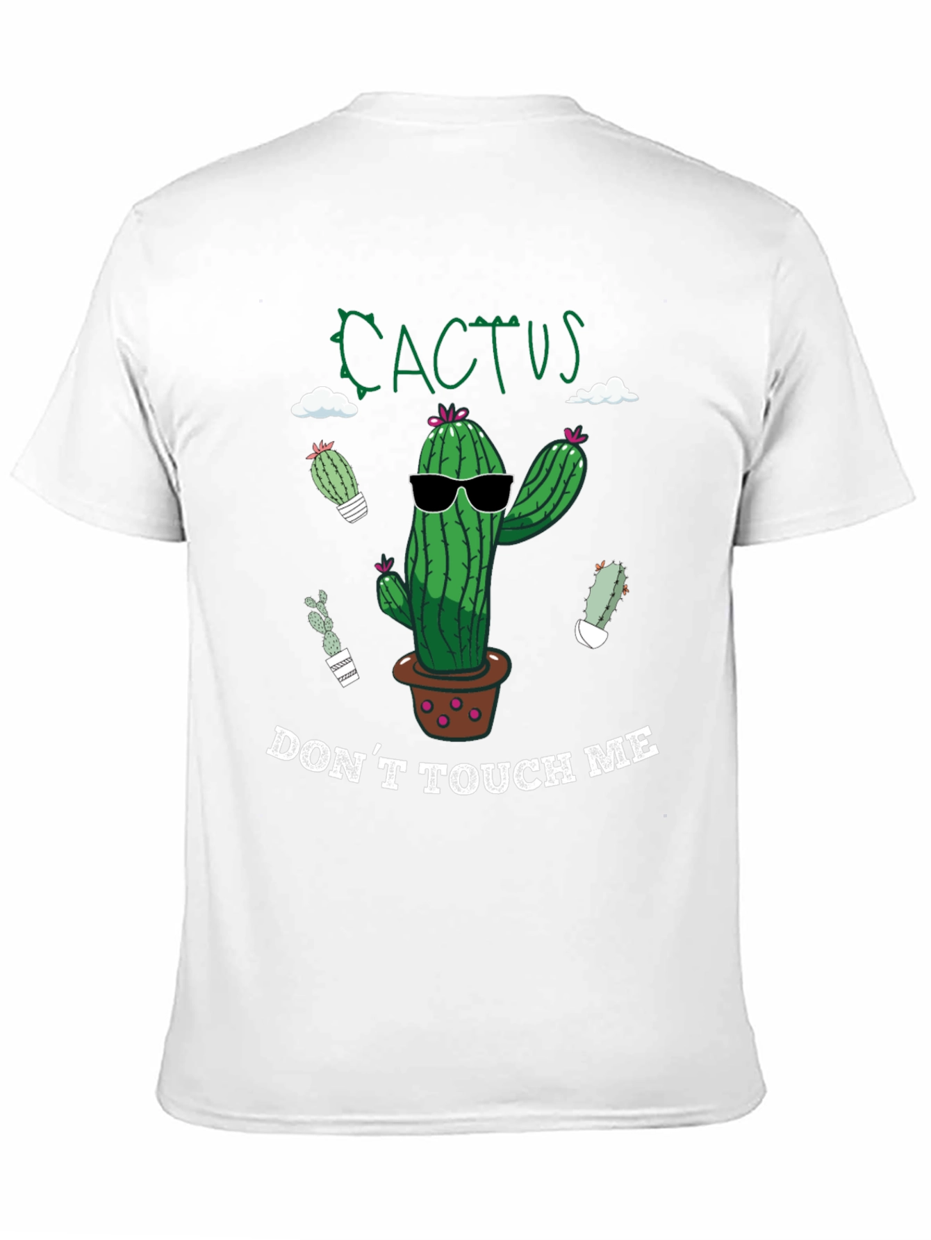 Cactus Dont Touch Me Graphic T-Shirt