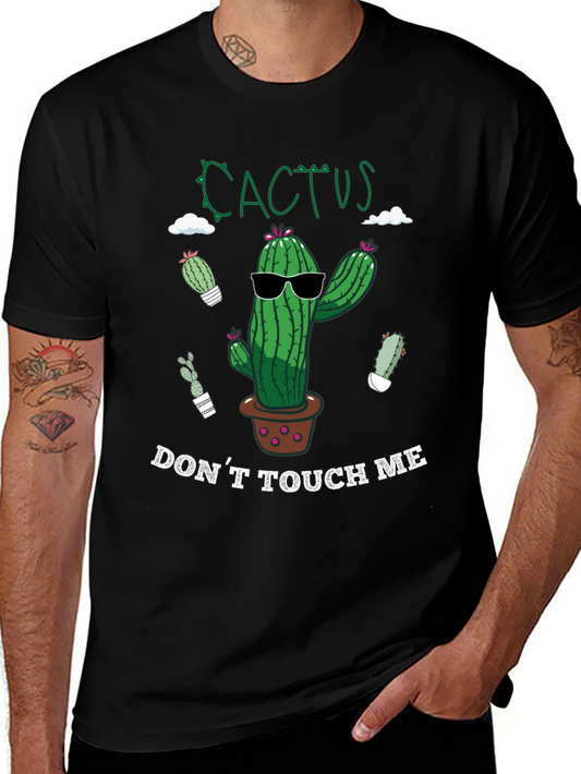 Cactus Dont Touch Me Graphic T-Shirt