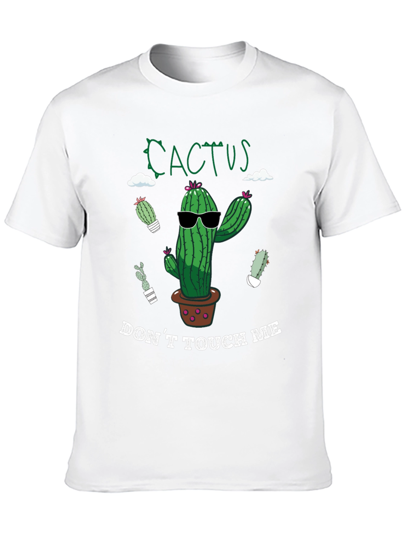 Cactus Dont Touch Me Graphic T-Shirt
