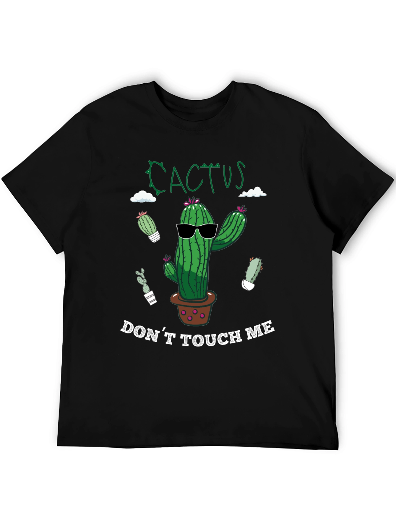 Cactus Dont Touch Me Graphic T-Shirt