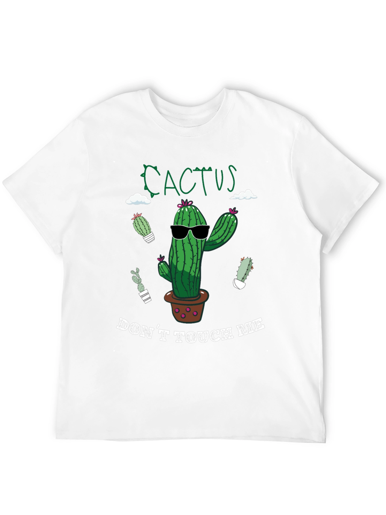Cactus Dont Touch Me Graphic T-Shirt