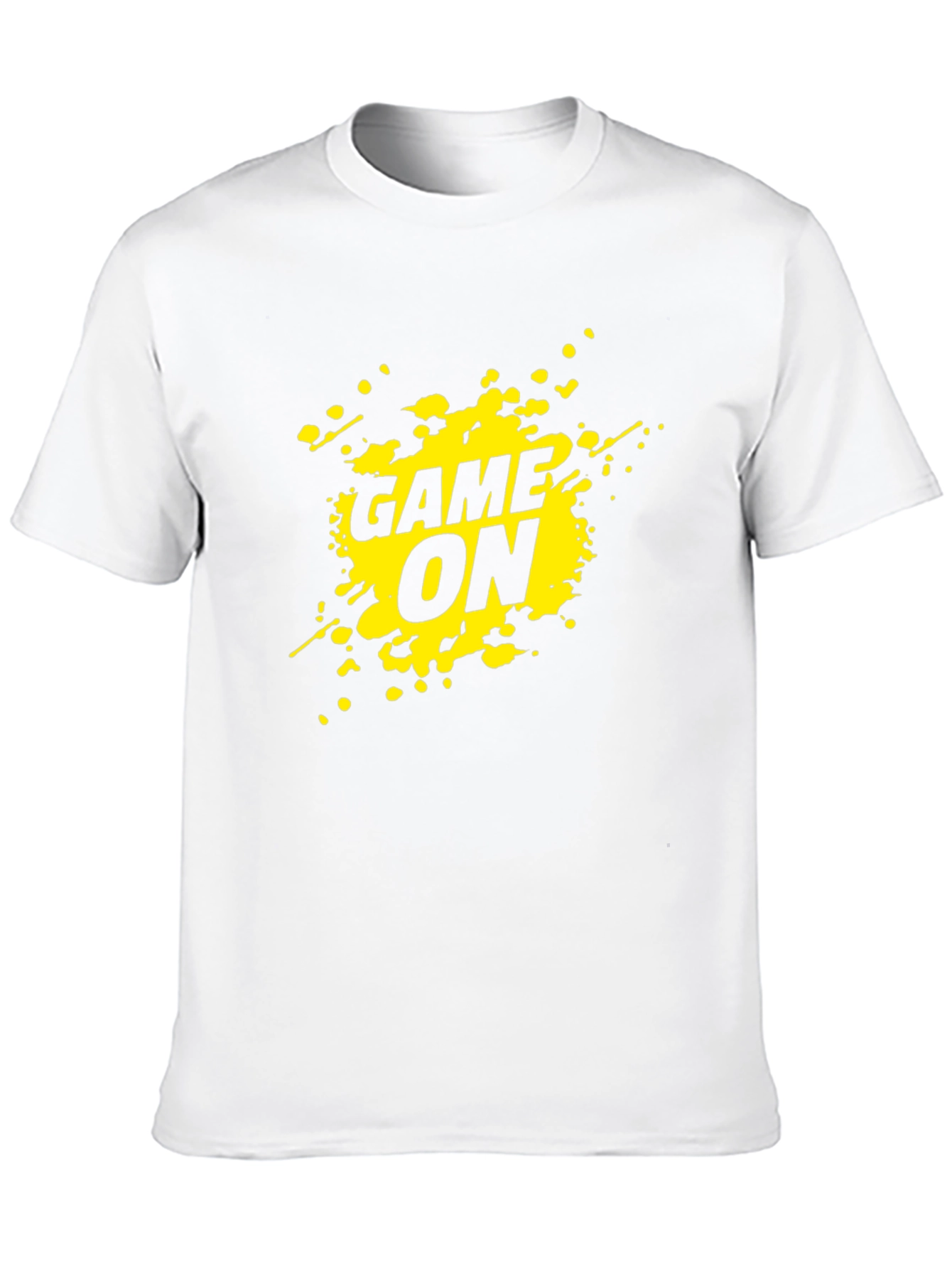 Game On Graphic Tee - Black Casual T-Shirt
