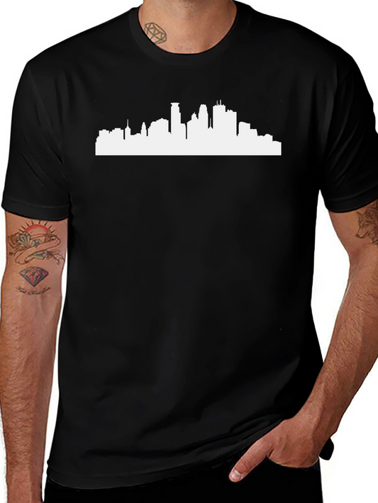 Skyline Graphic Tee - Modern Cityscape Design