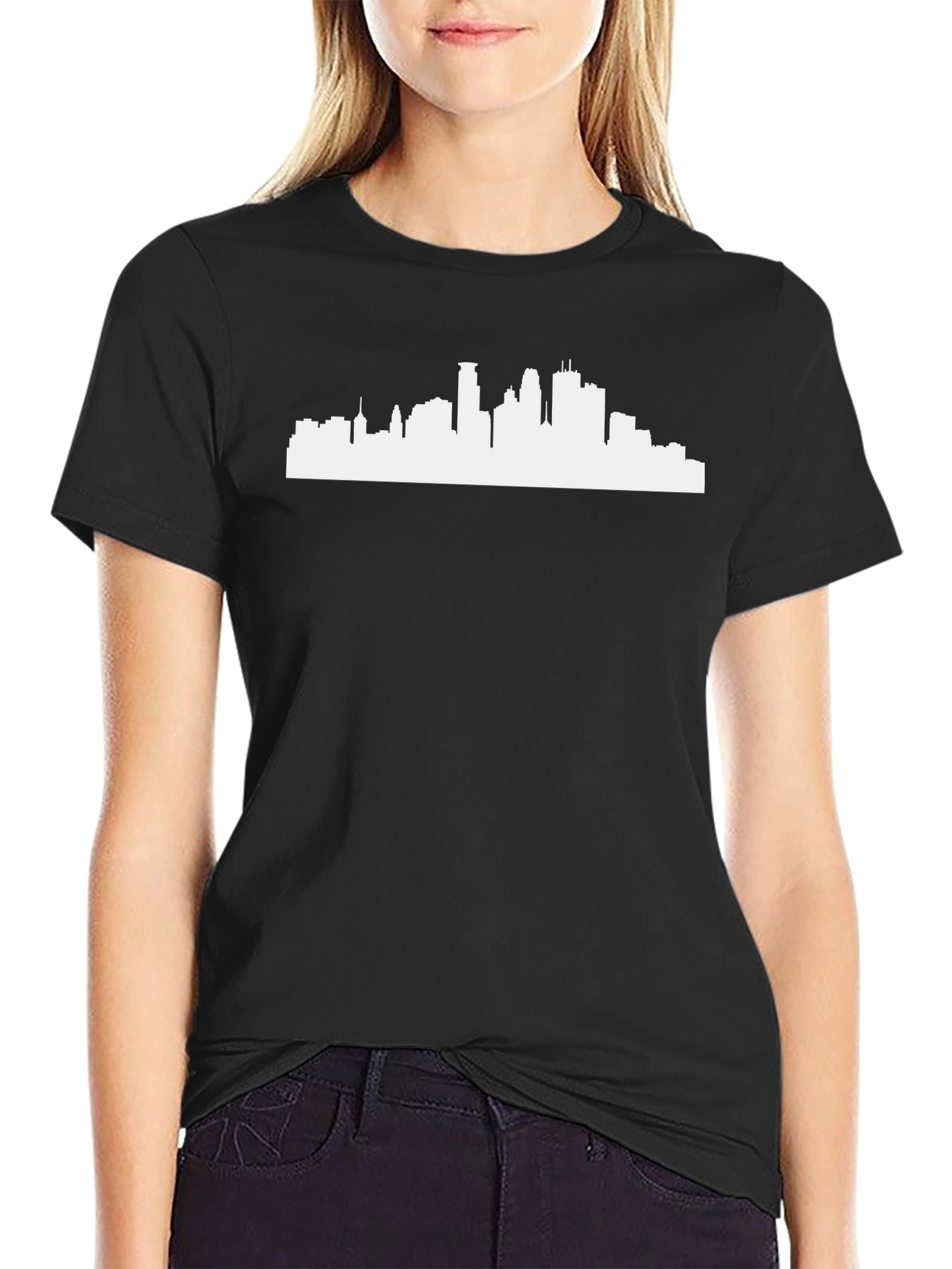 Skyline Graphic Tee - Modern Cityscape Design