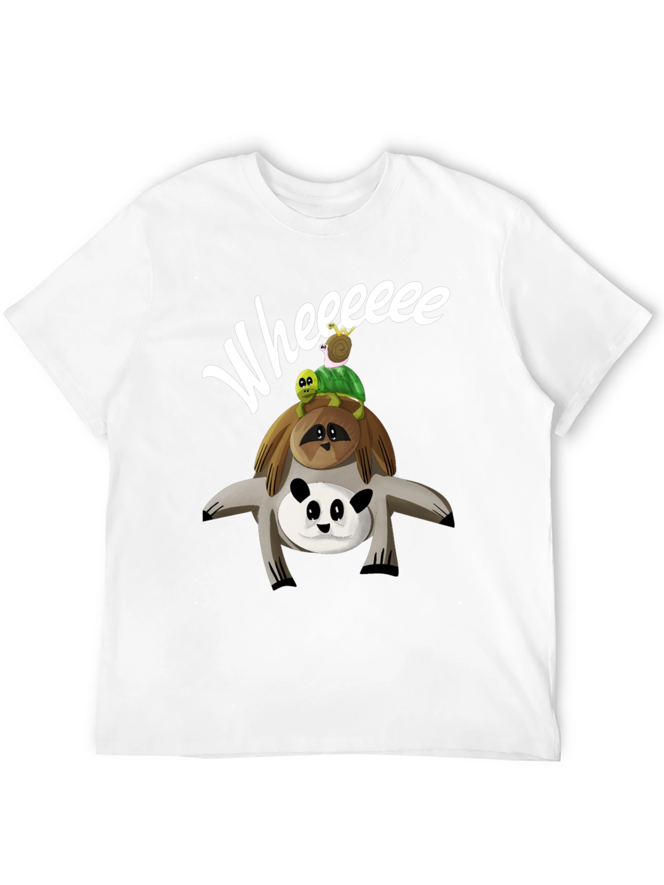 Whimsical Animal Stack T-Shirt