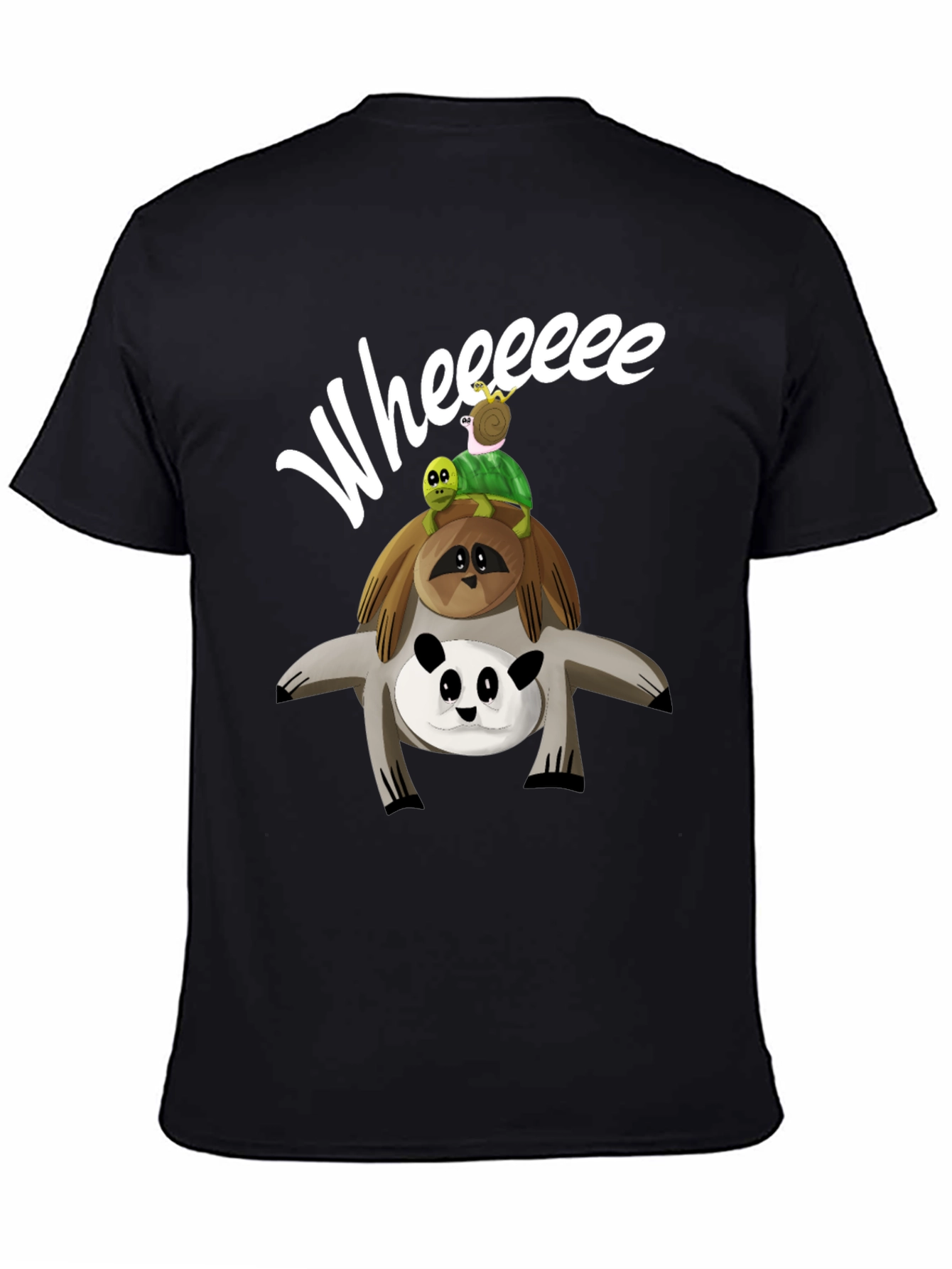 Whimsical Animal Stack T-Shirt