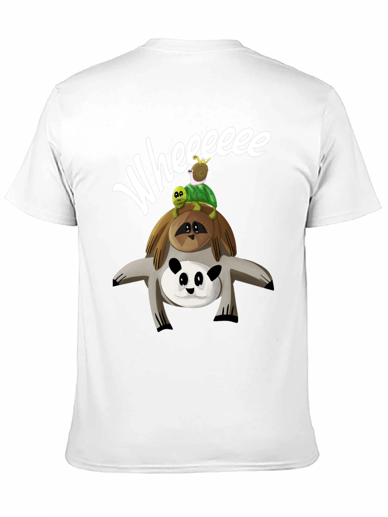 Whimsical Animal Stack T-Shirt