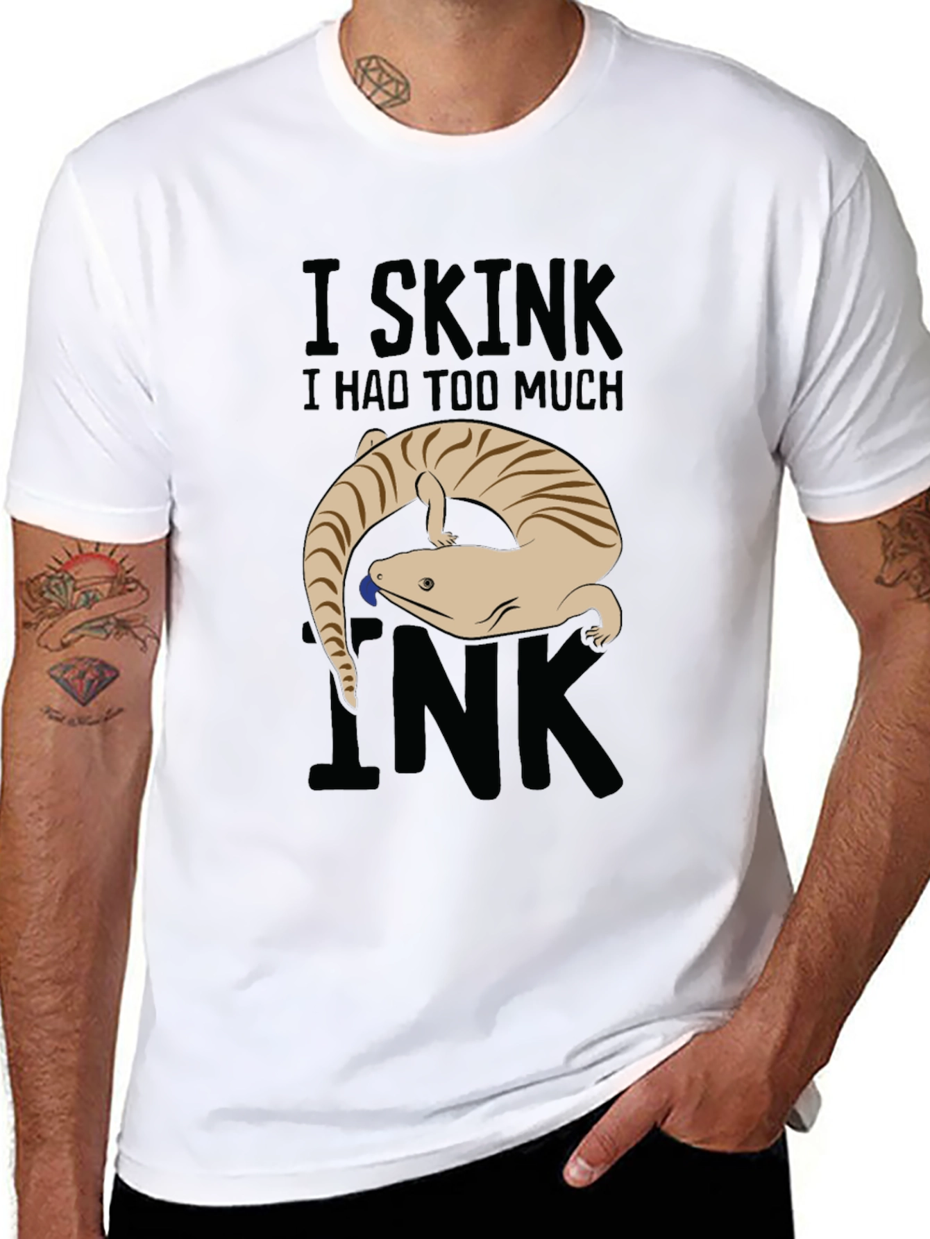 I Skink I Had Too Much Ink Graphic Tee