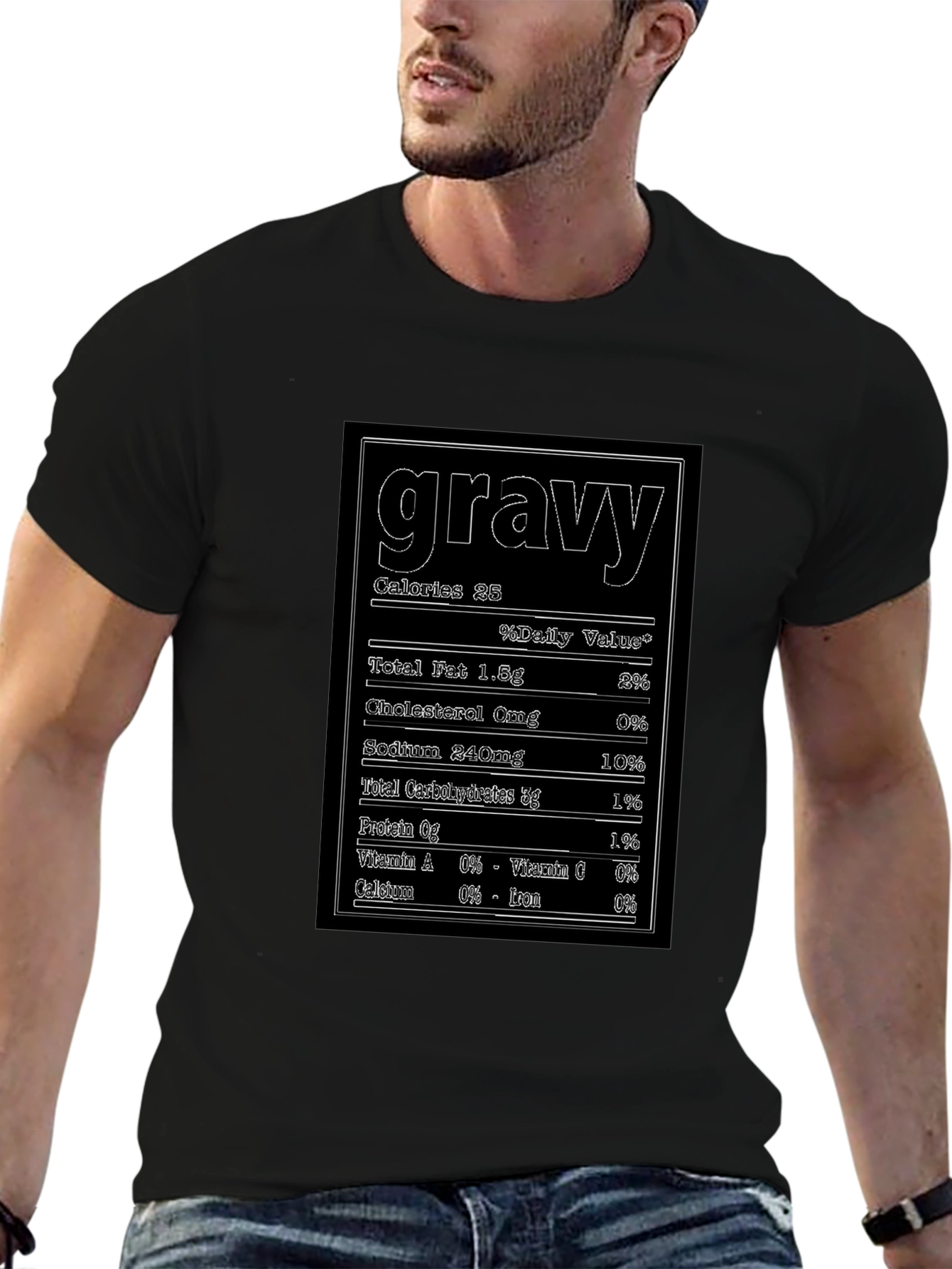 Funny Gravy Nutrition Facts T-Shirt