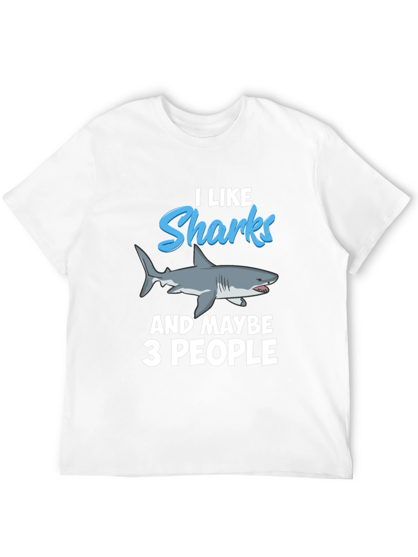 I Like Sharks T-Shirt - Funny Graphic Tee