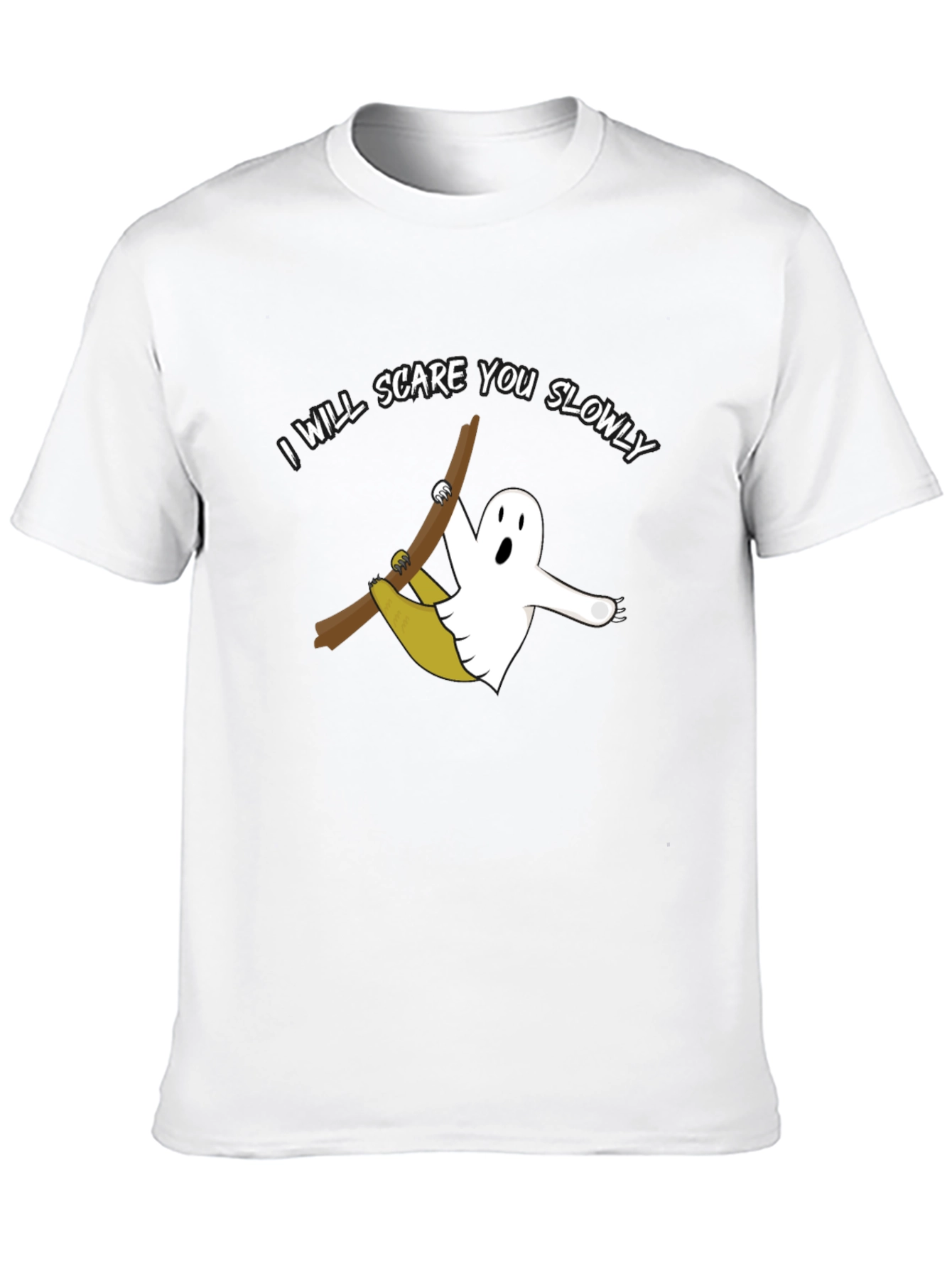 Funny Ghost Sloth Halloween T-Shirt