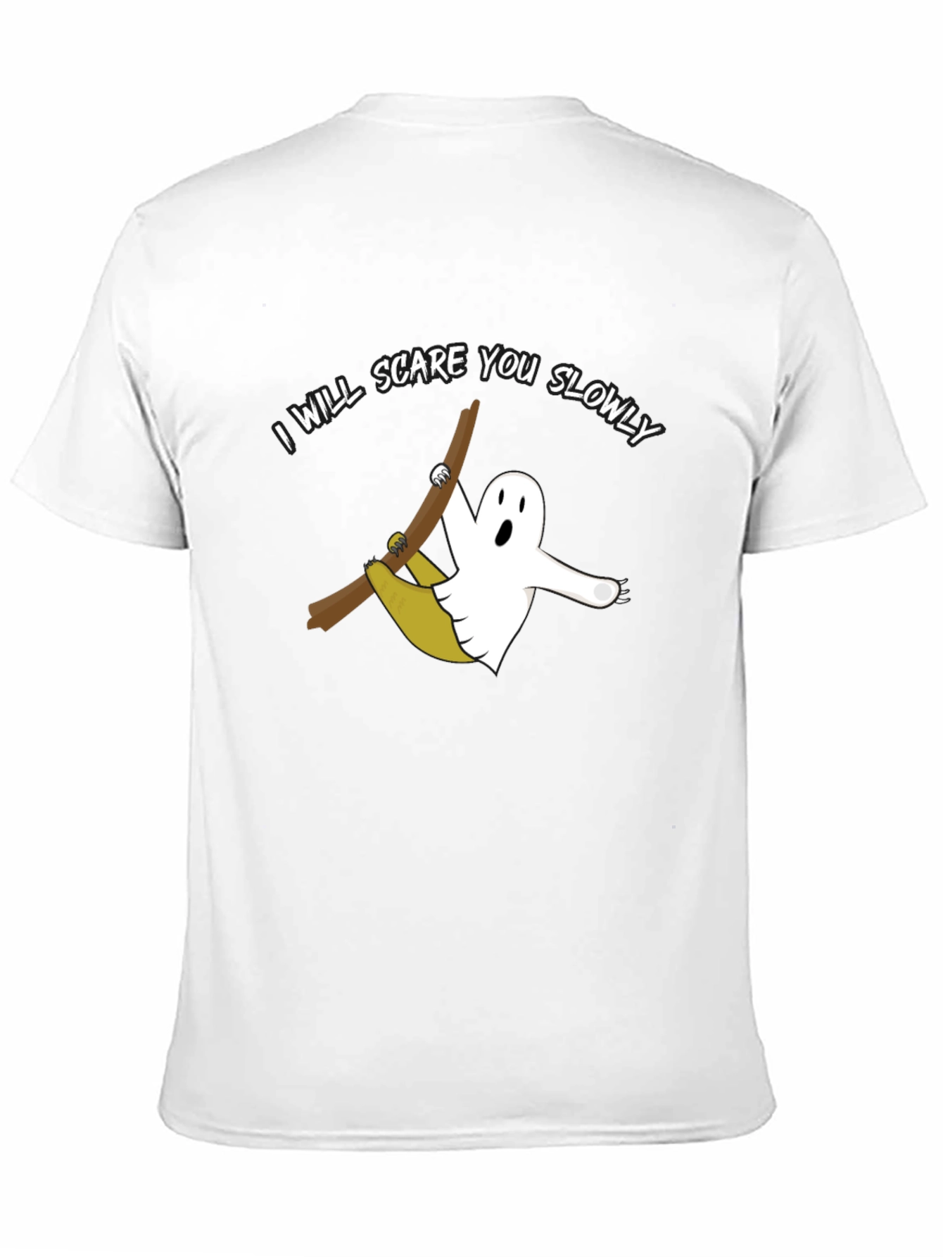Funny Ghost Sloth Halloween T-Shirt