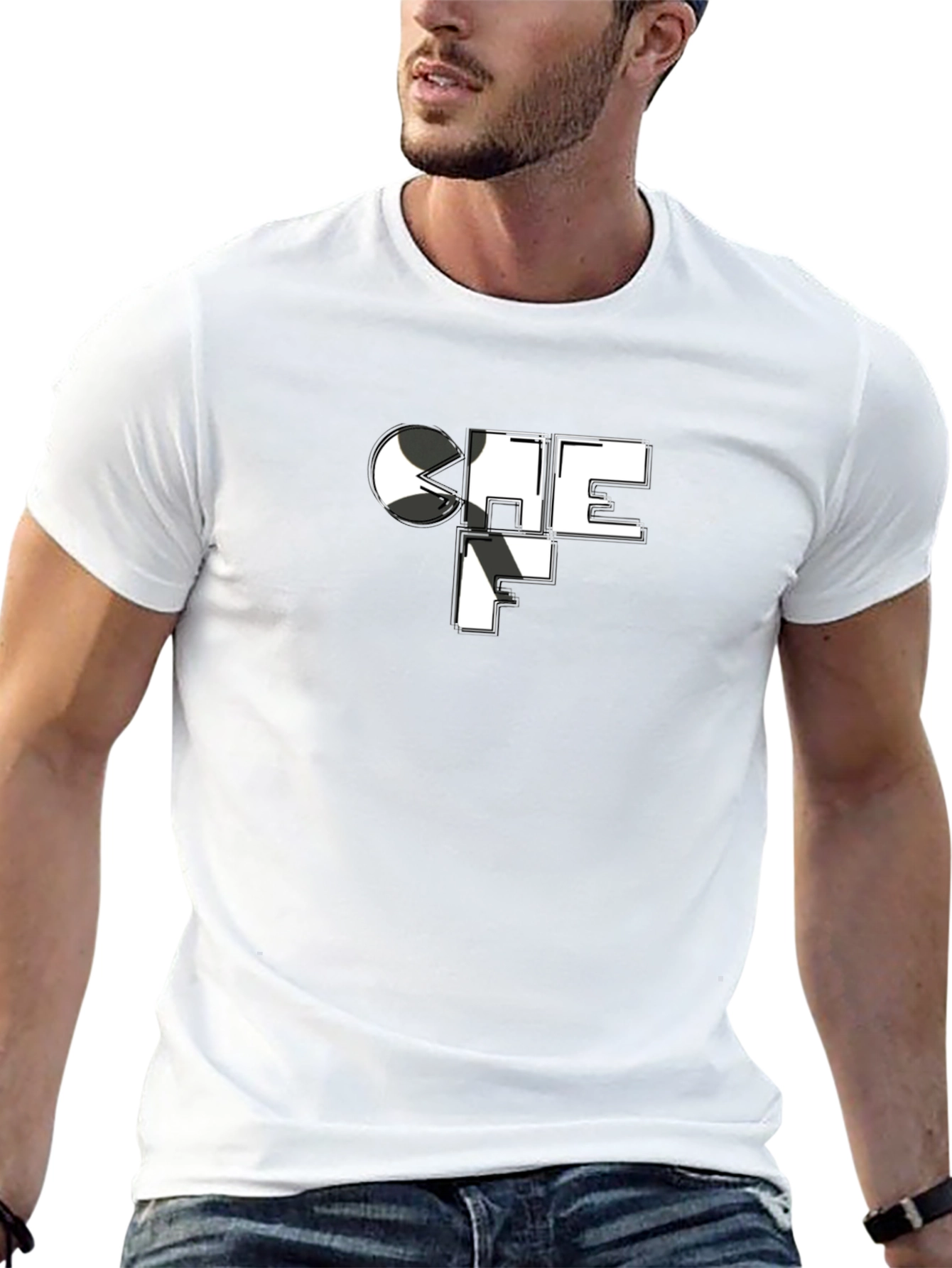 Chef Graphic Black T-Shirt - Culinary Fashion