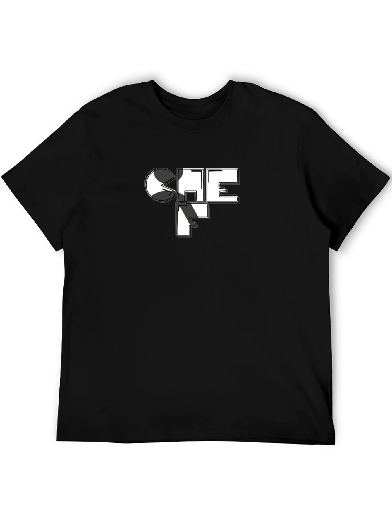 Chef Graphic Black T-Shirt - Culinary Fashion