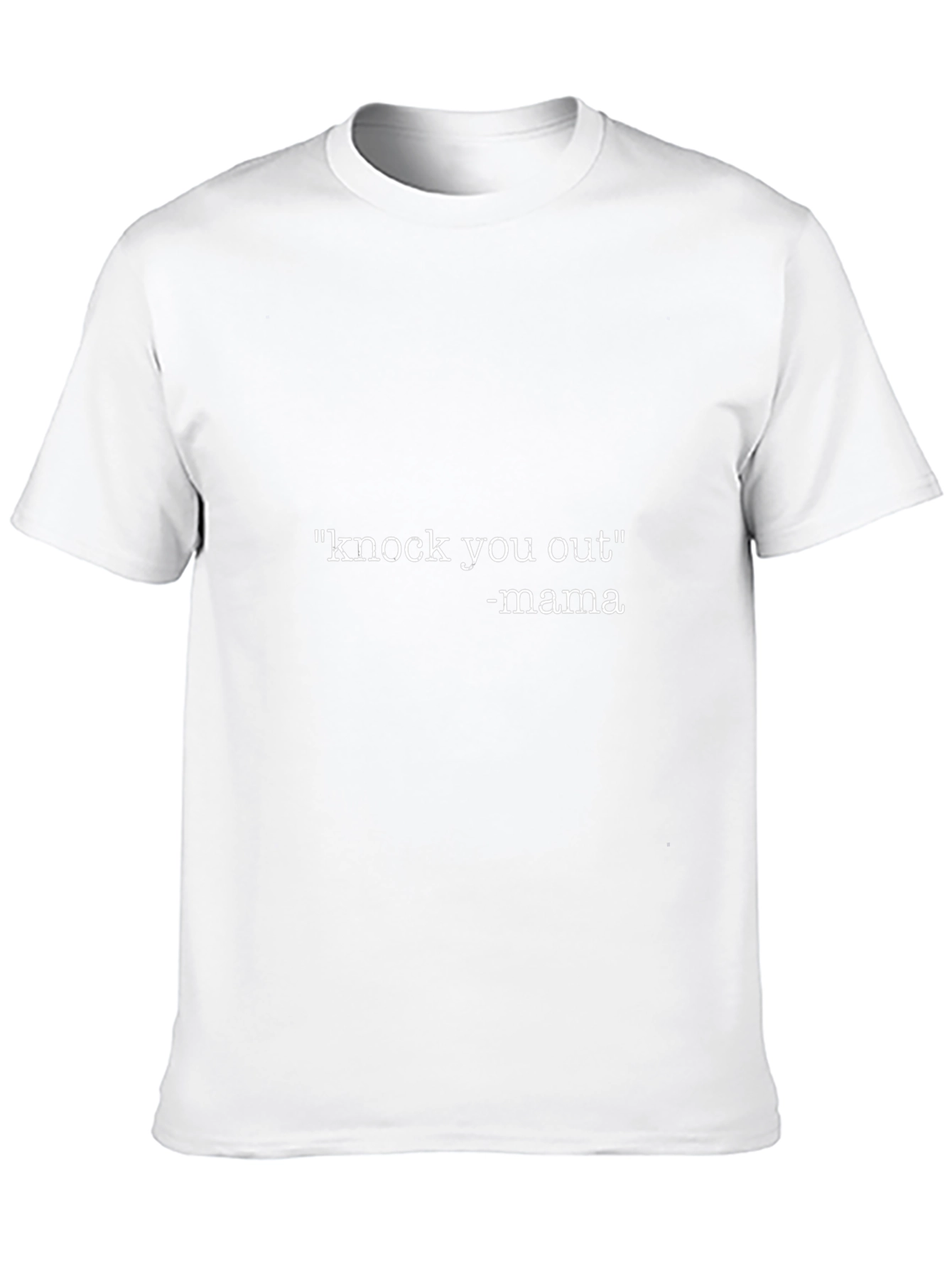 Knock You Out Mama Black Graphic Tee