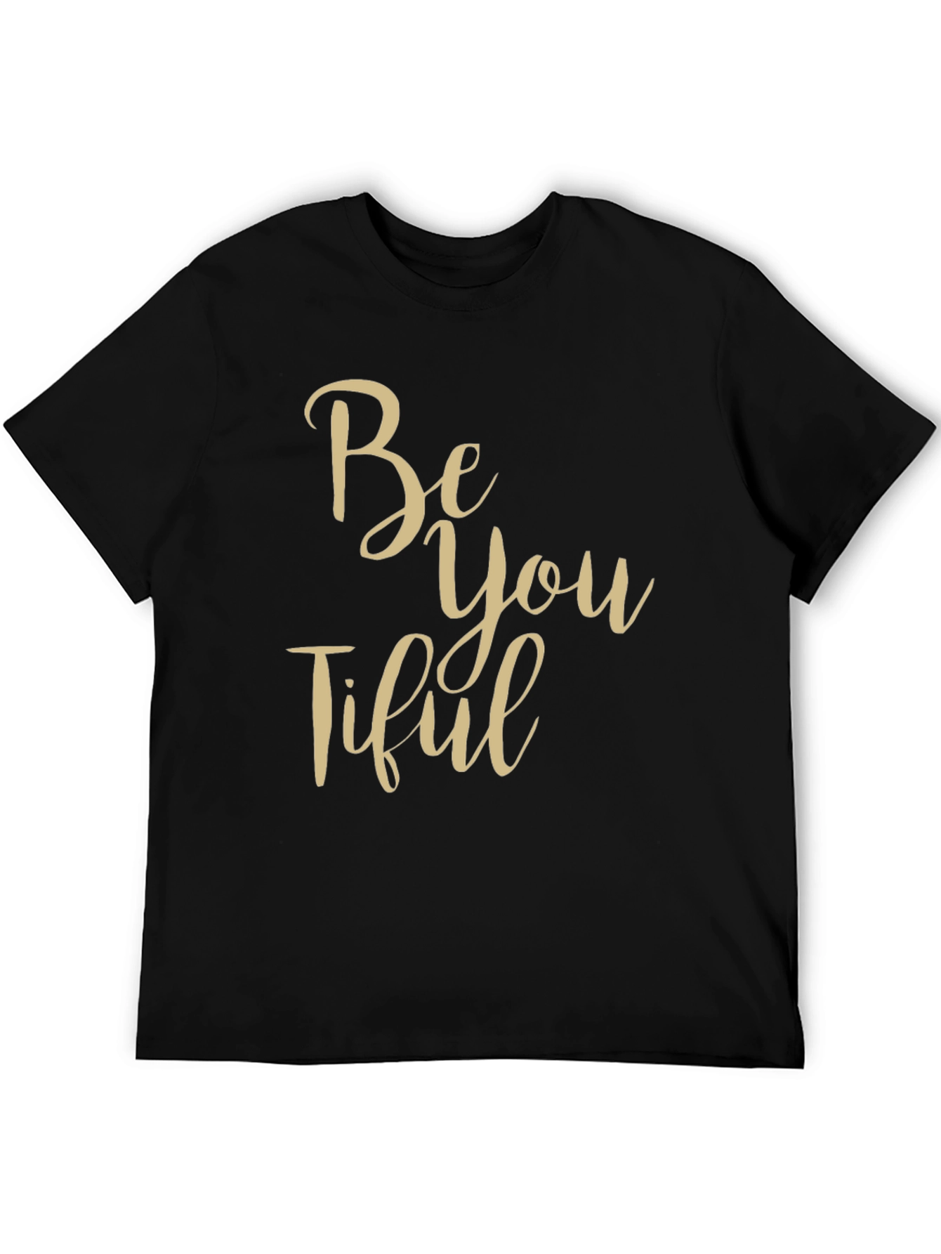 Be You Tiful Black Graphic Tee