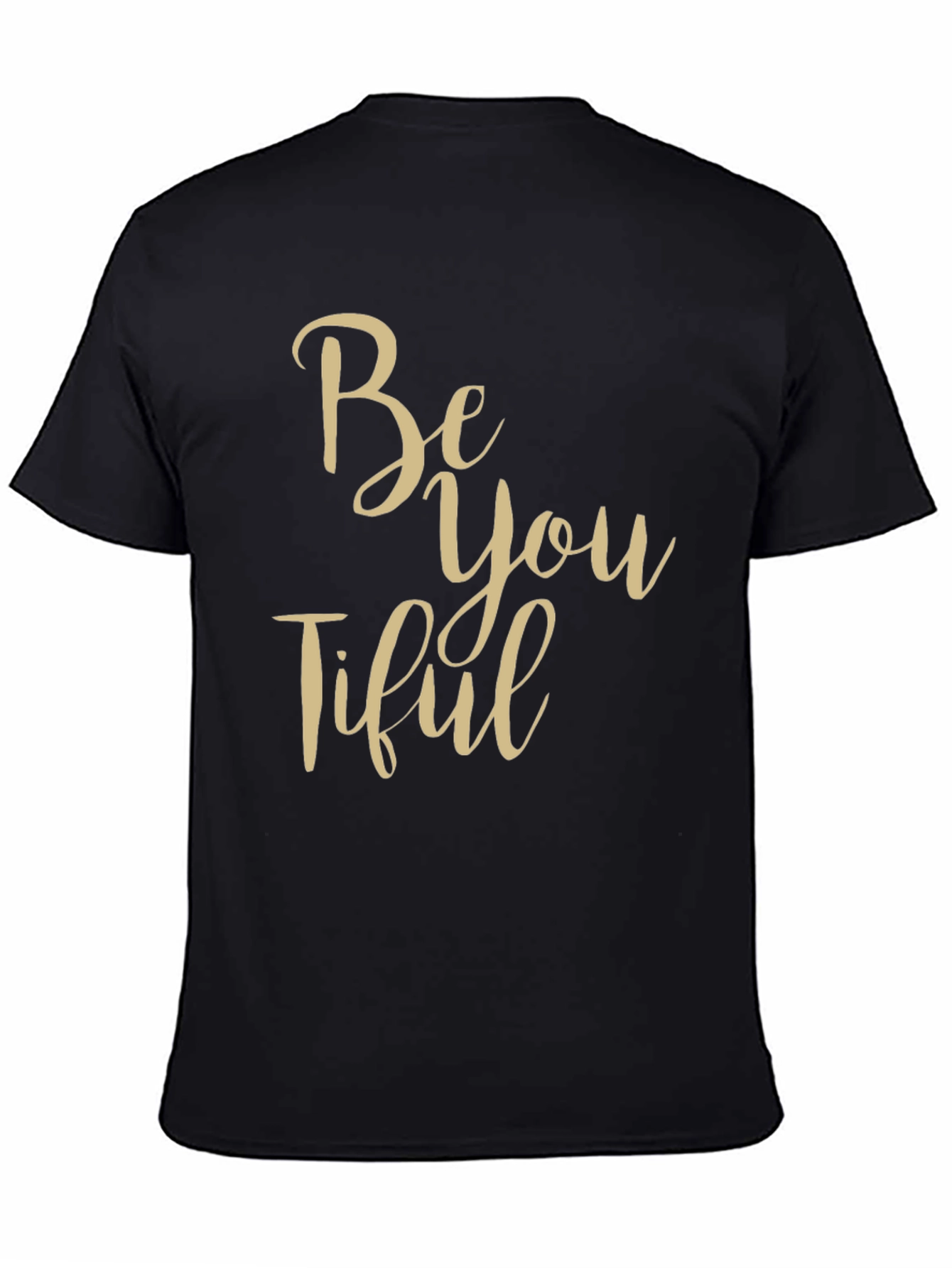 Be You Tiful Black Graphic Tee