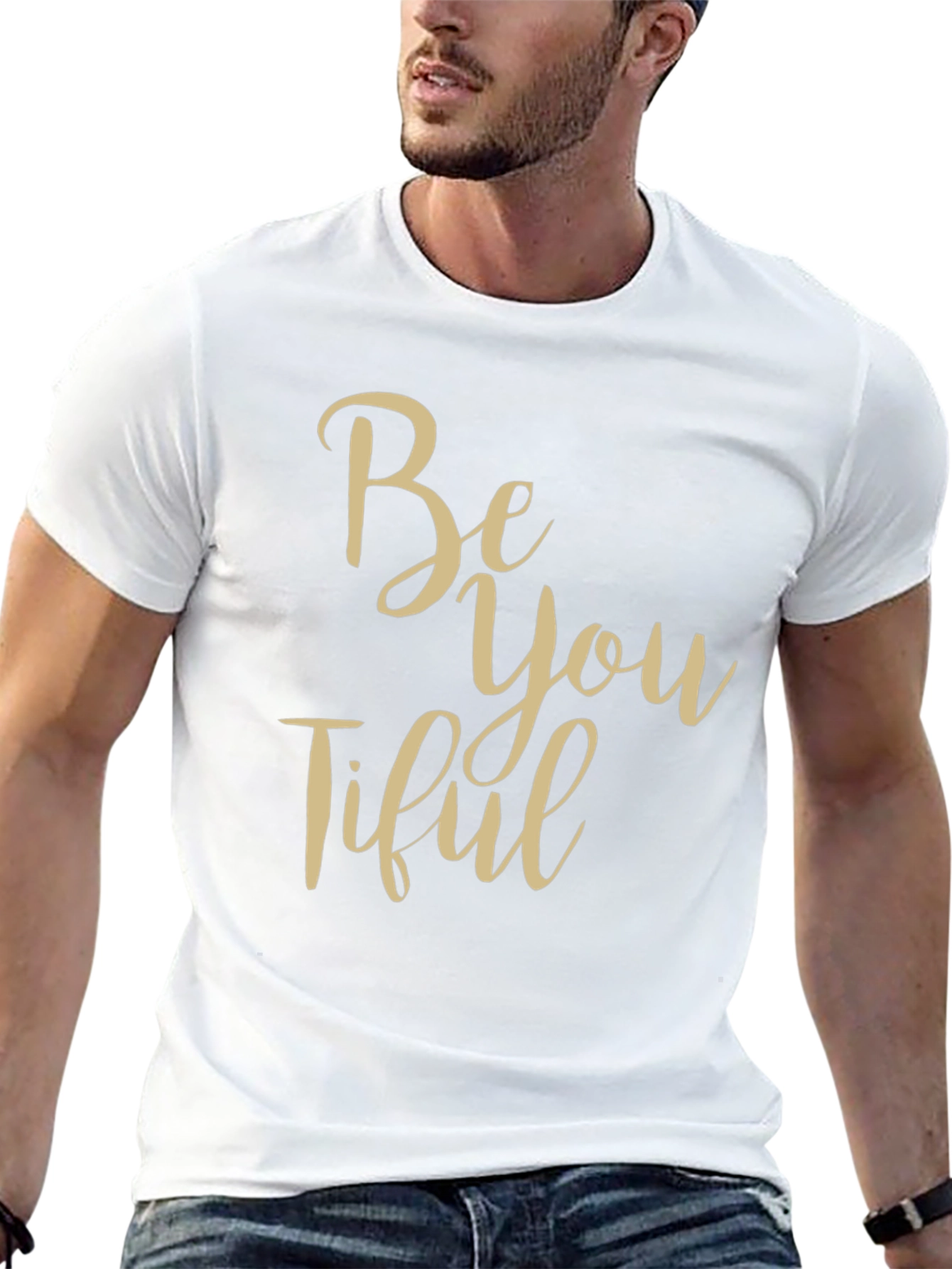 Be You Tiful Black Graphic Tee