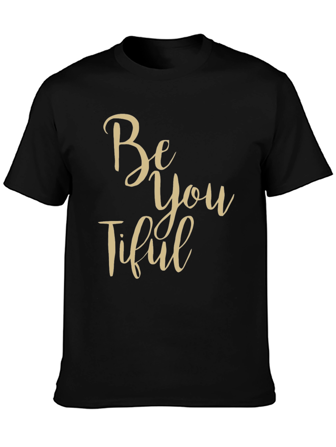 Be You Tiful Black Graphic Tee