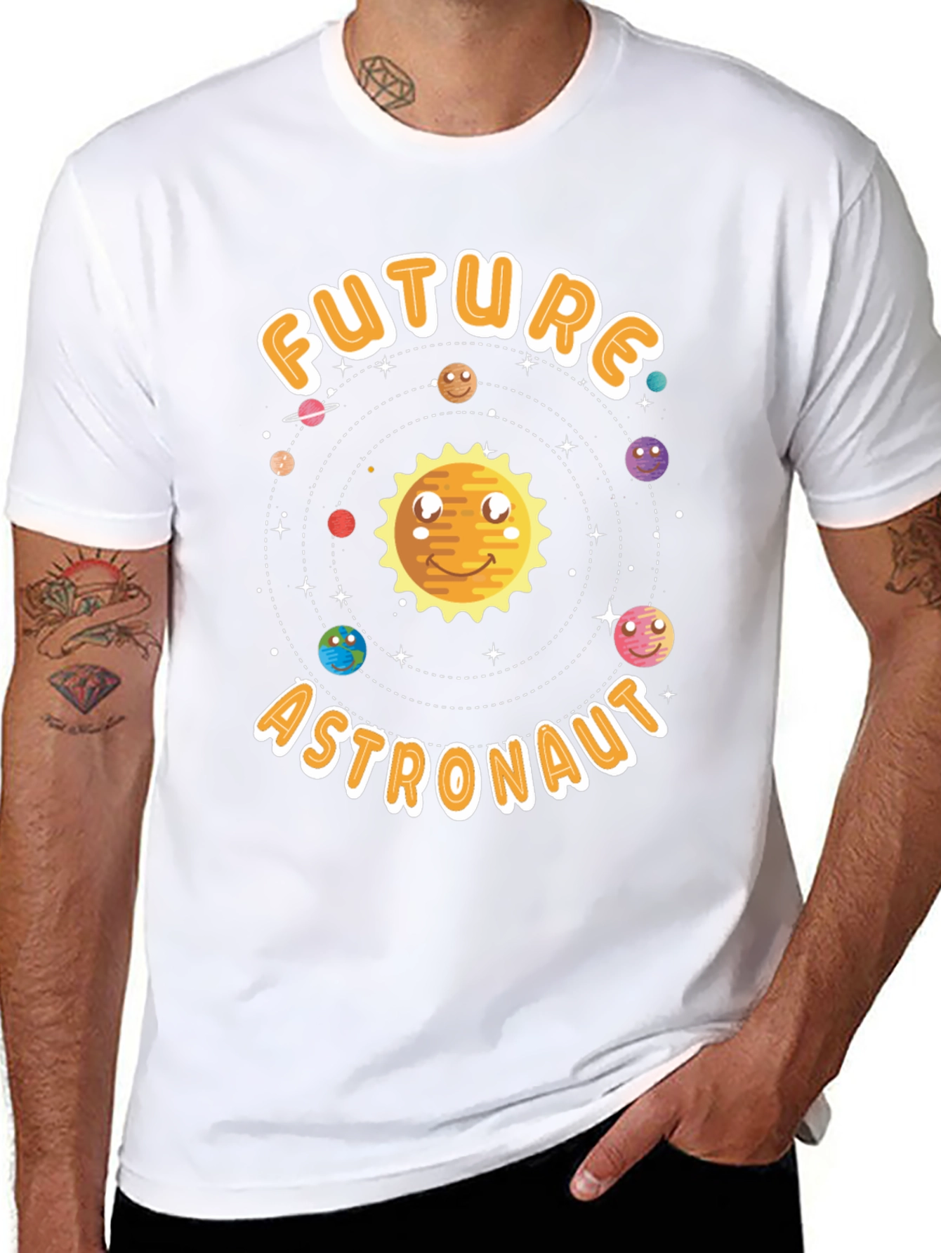 Future Astronaut Kids Graphic Tee - Space Theme