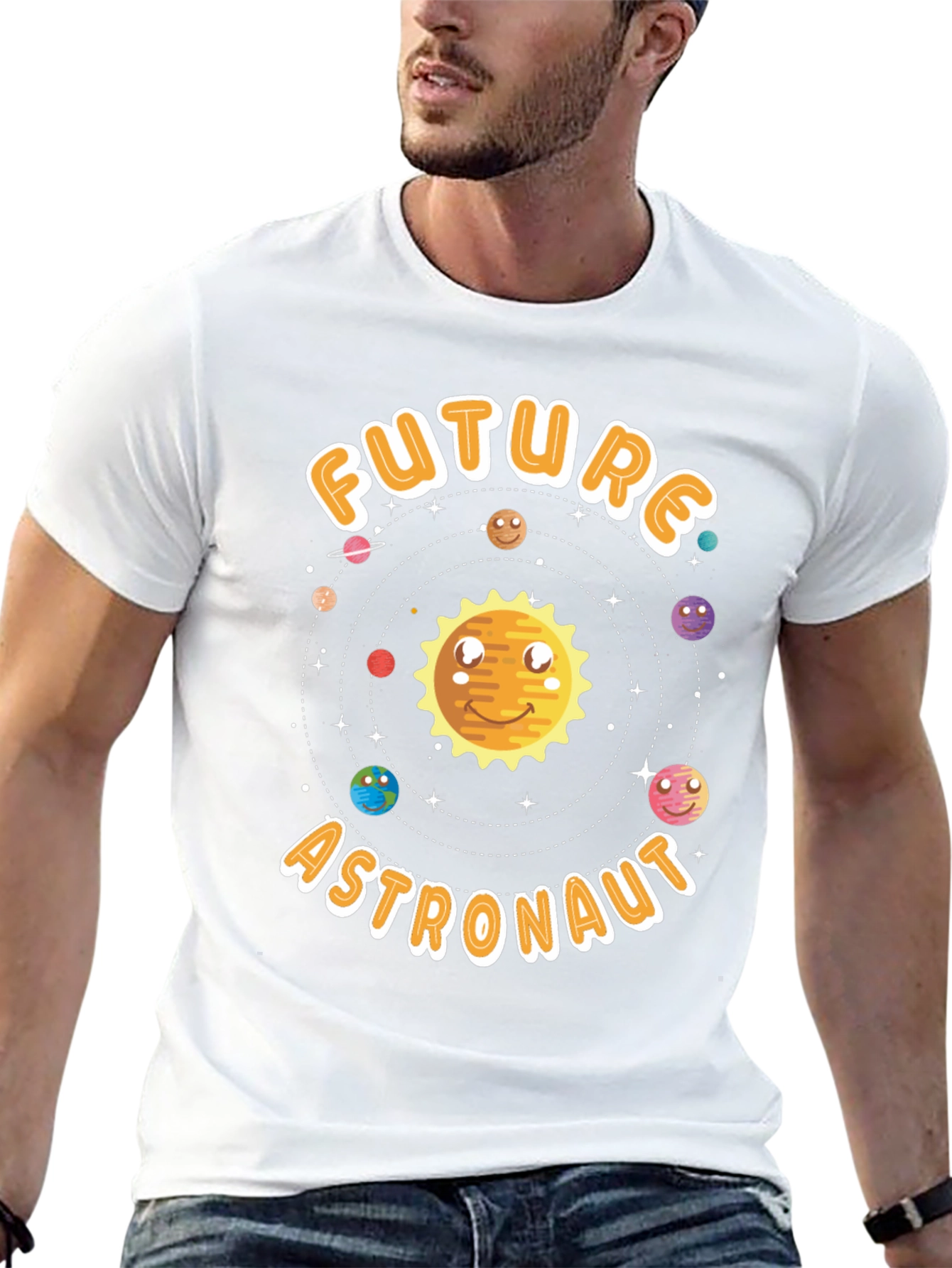 Future Astronaut Kids Graphic Tee - Space Theme