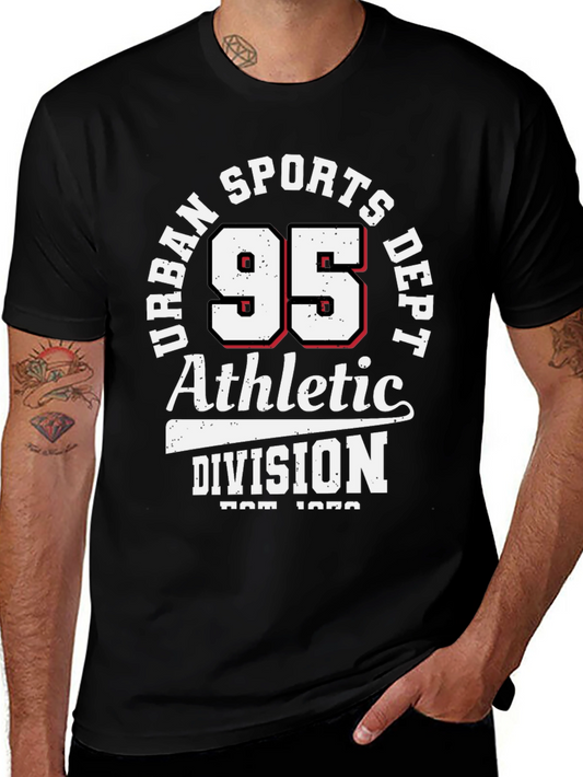 Urban Sports Dept. 95 Athletic Division Black T-Shirt