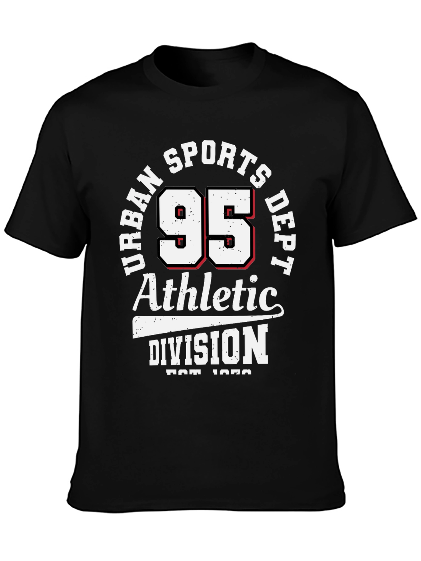 Urban Sports Dept. 95 Athletic Division Black T-Shirt