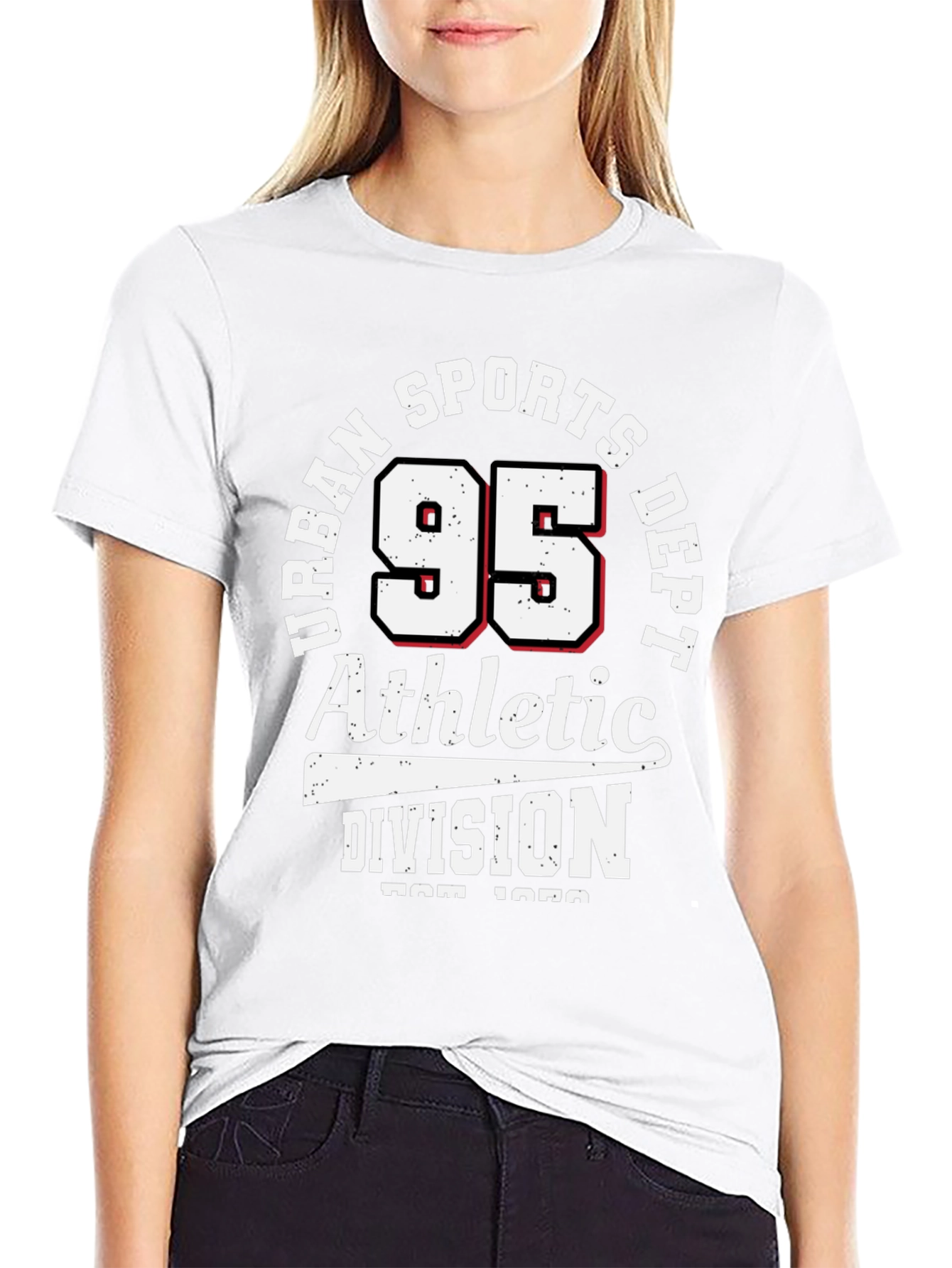 Urban Sports Dept. 95 Athletic Division Black T-Shirt