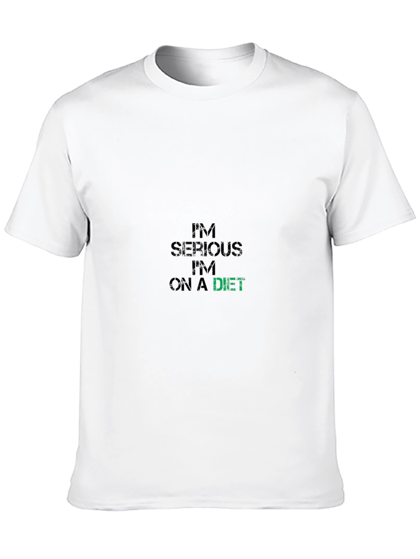 Im Serious Im On A Diet Black T-Shirt