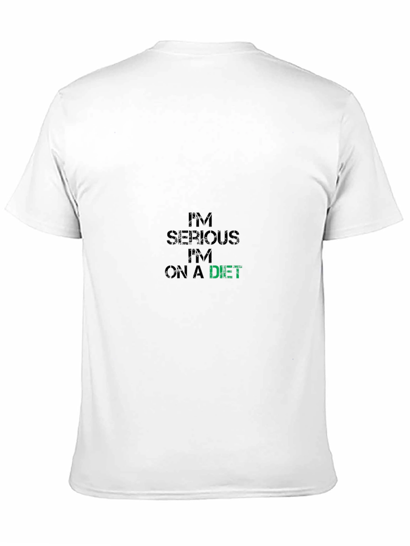 Im Serious Im On A Diet Black T-Shirt