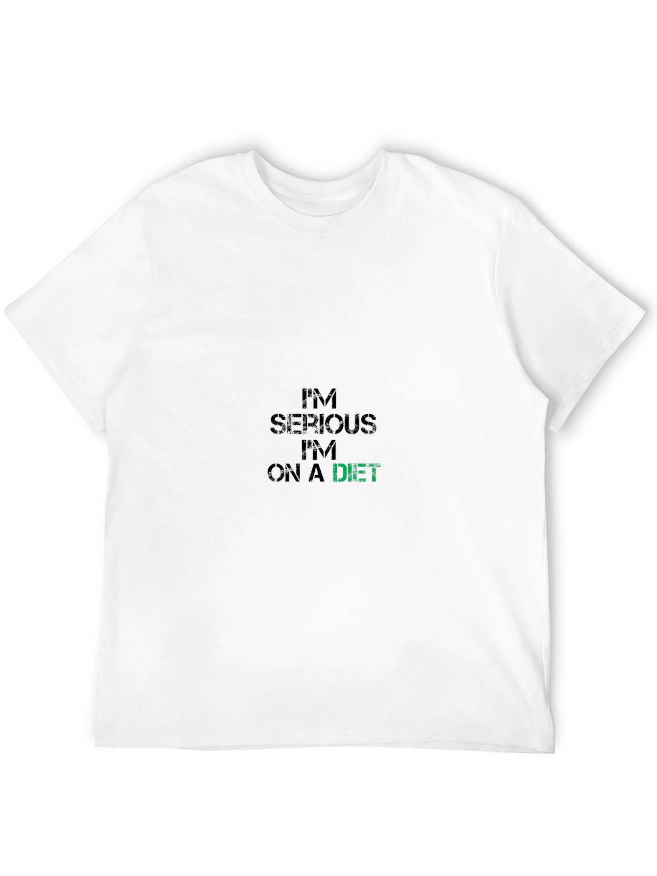 Im Serious Im On A Diet Black T-Shirt